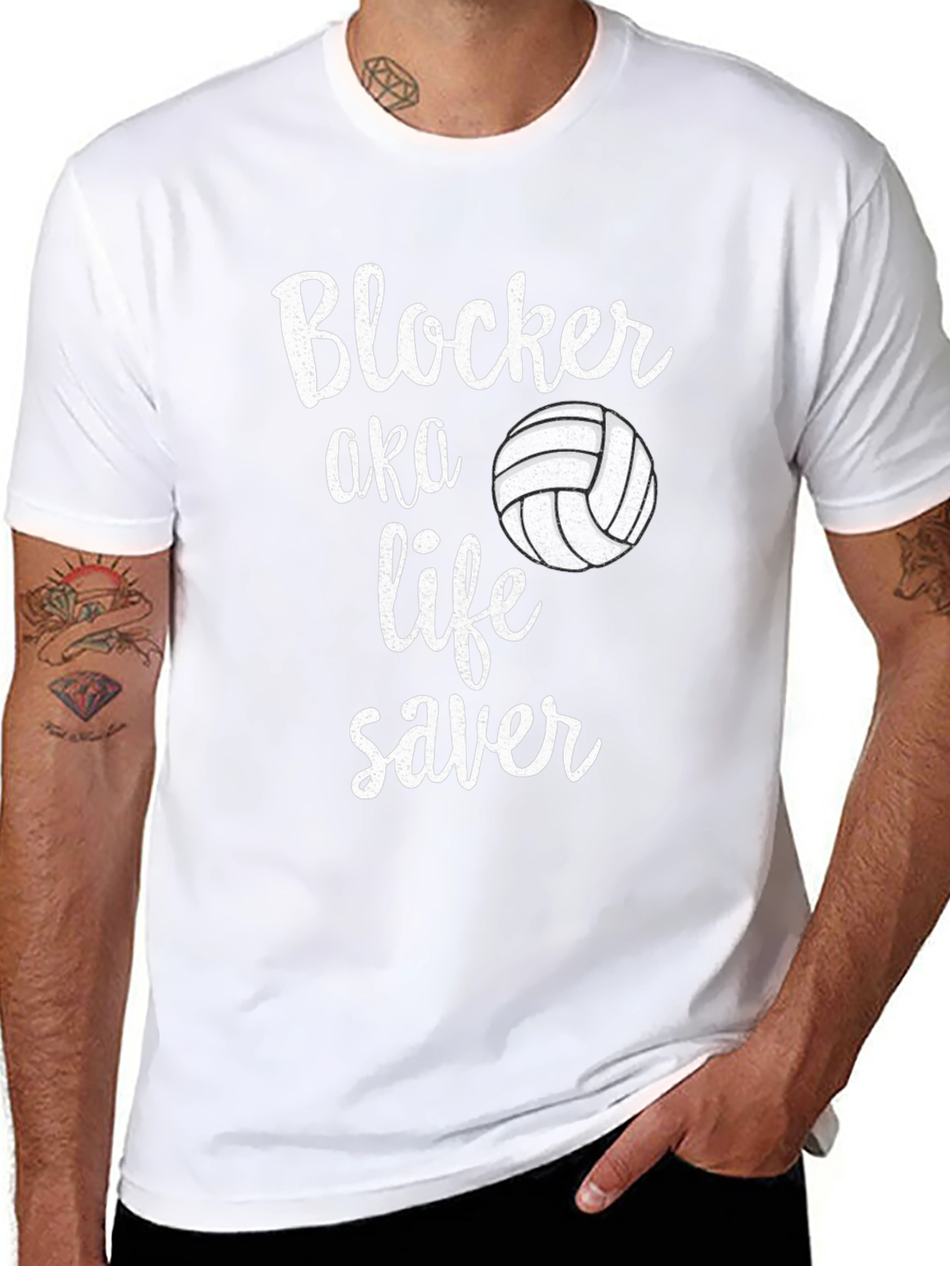 Blocker Life Saver Volleyball Graphic Tee
