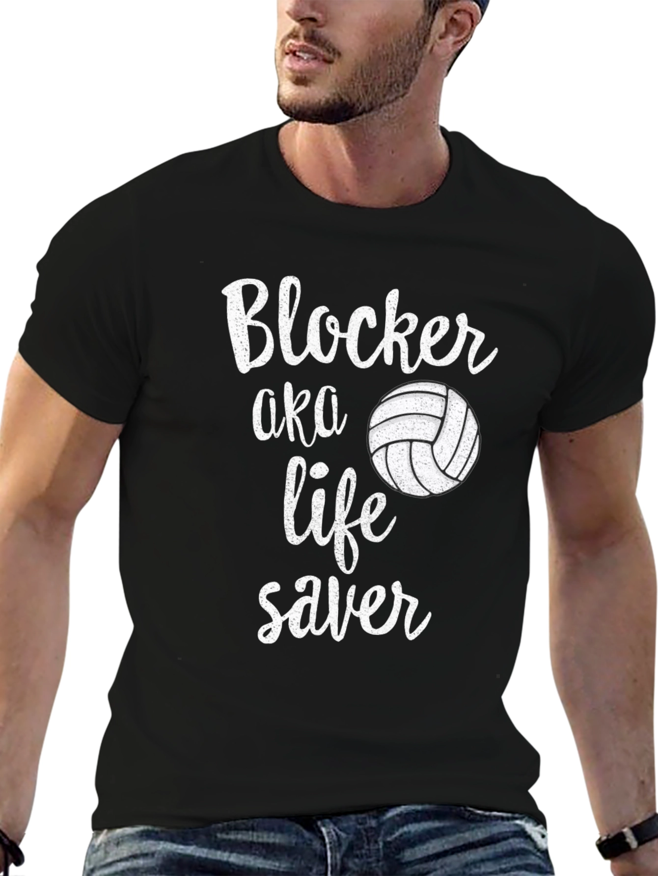 Blocker Life Saver Volleyball Graphic Tee