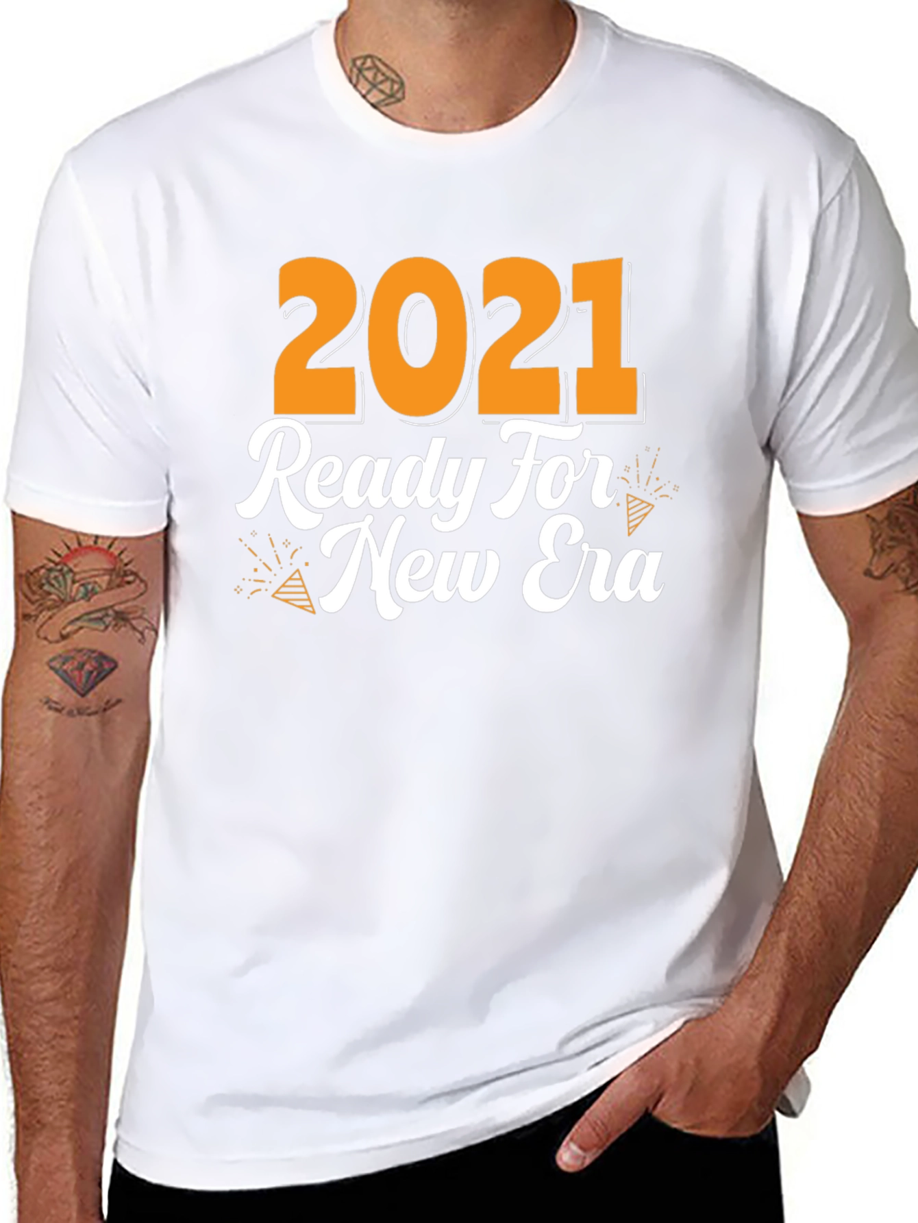 2021 Ready For New Era Black Graphic T-Shirt