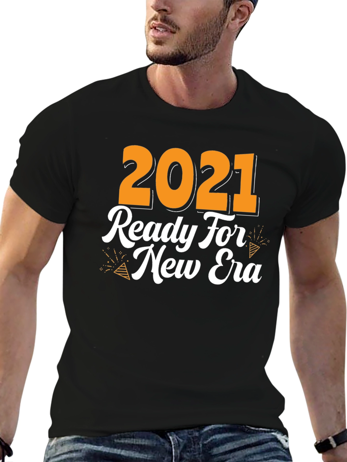 2021 Ready For New Era Black Graphic T-Shirt