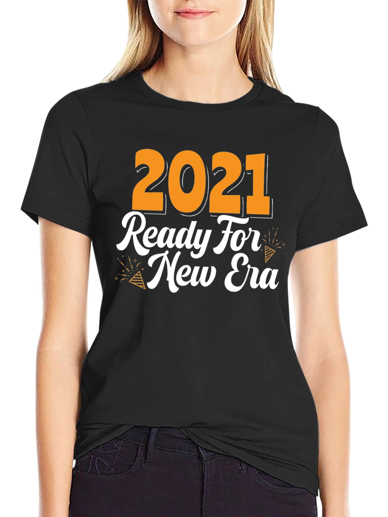 2021 Ready For New Era Black Graphic T-Shirt