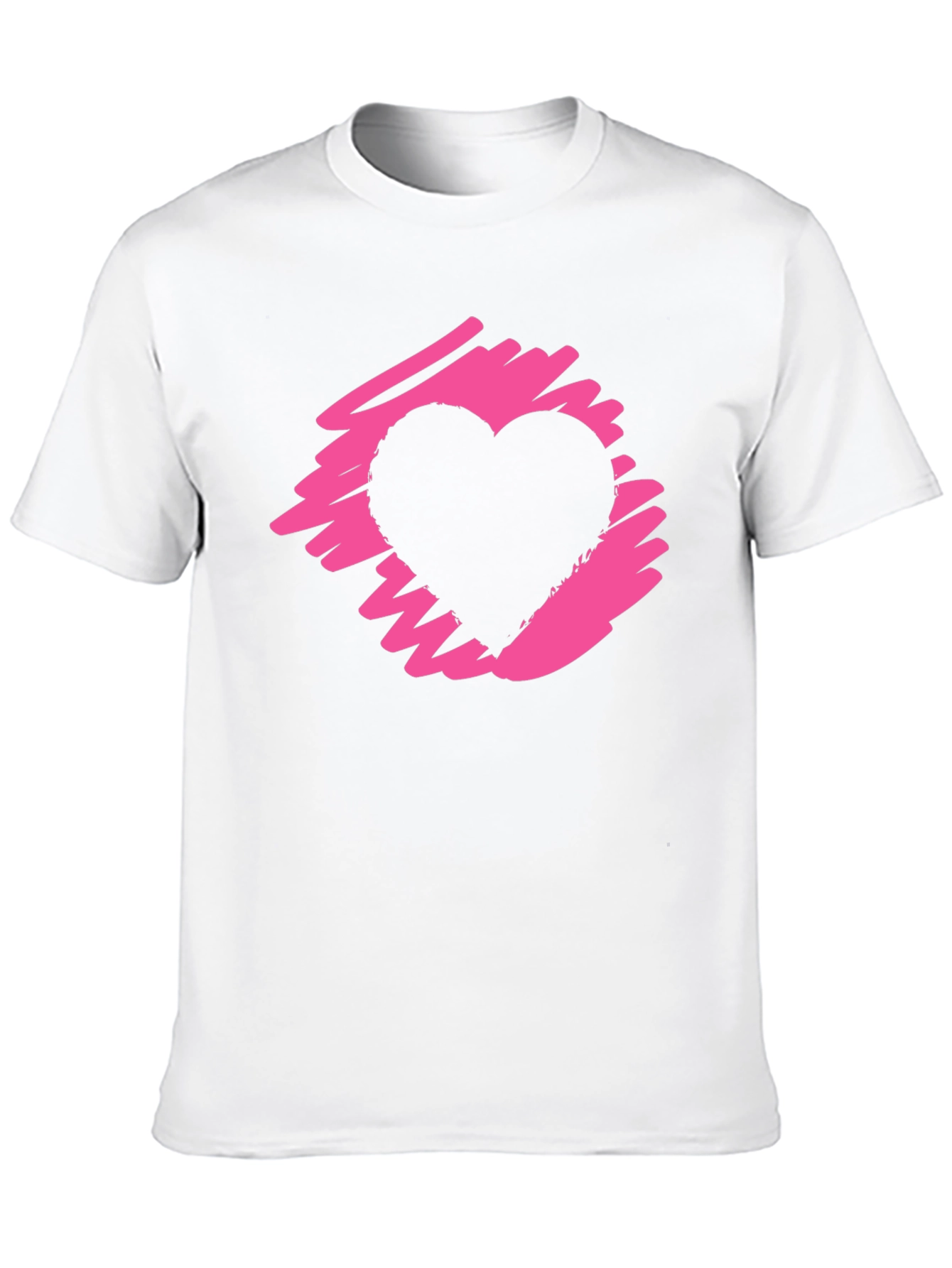 Heart Graphic Black T-Shirt