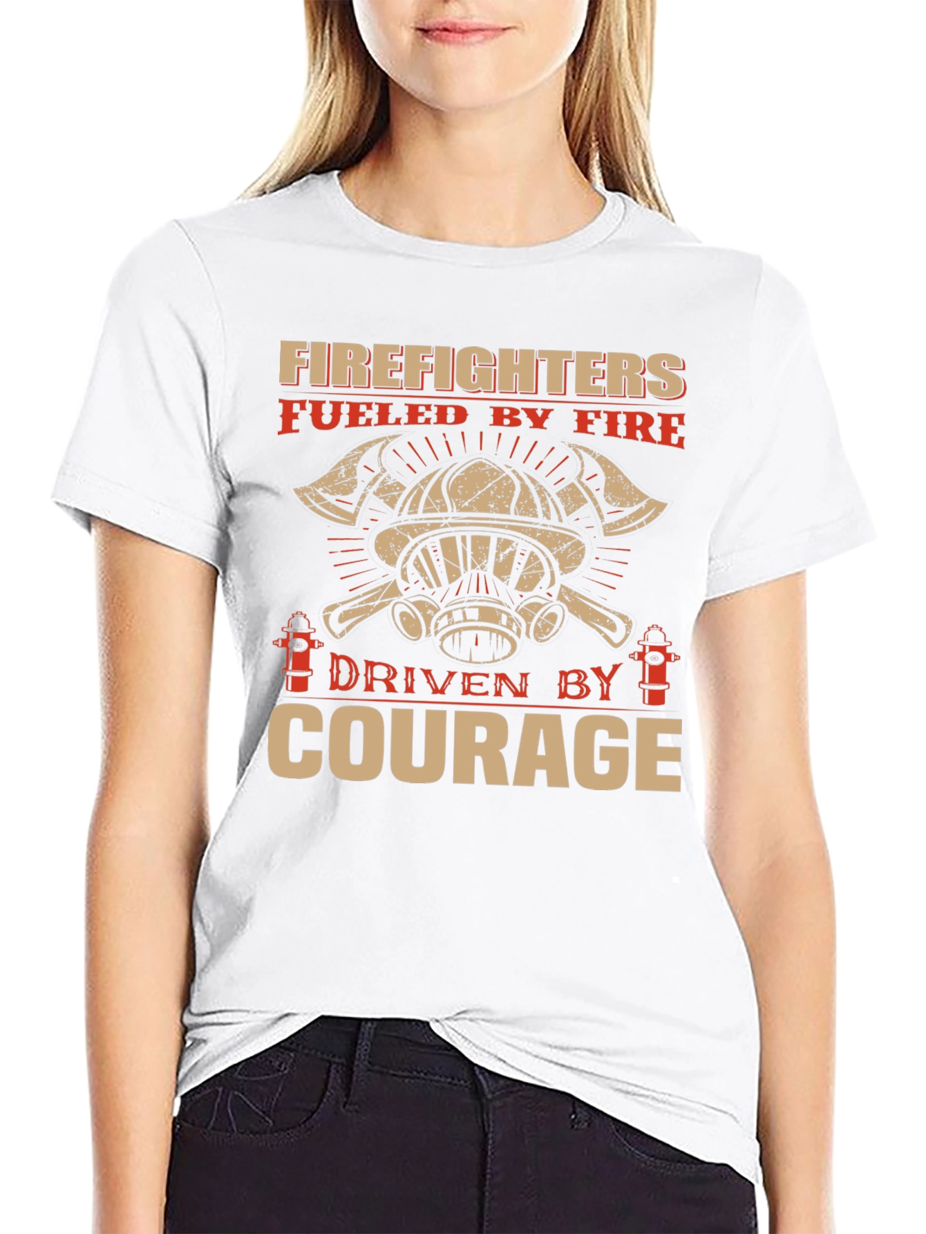 Firefighter Courage T-Shirt - Fuelled by Fire