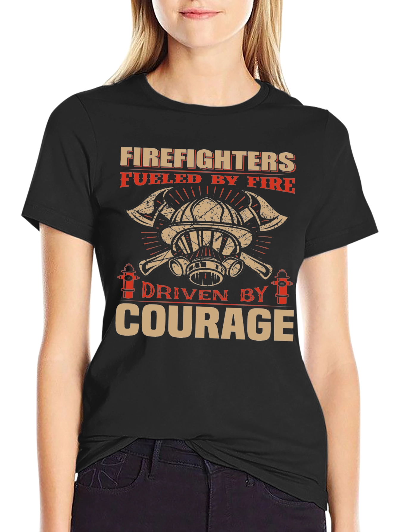 Firefighter Courage T-Shirt - Fuelled by Fire