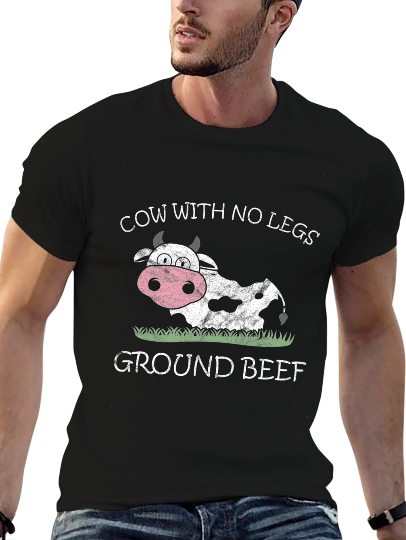 Cow With No Legs Ground Beef Graphic Tee