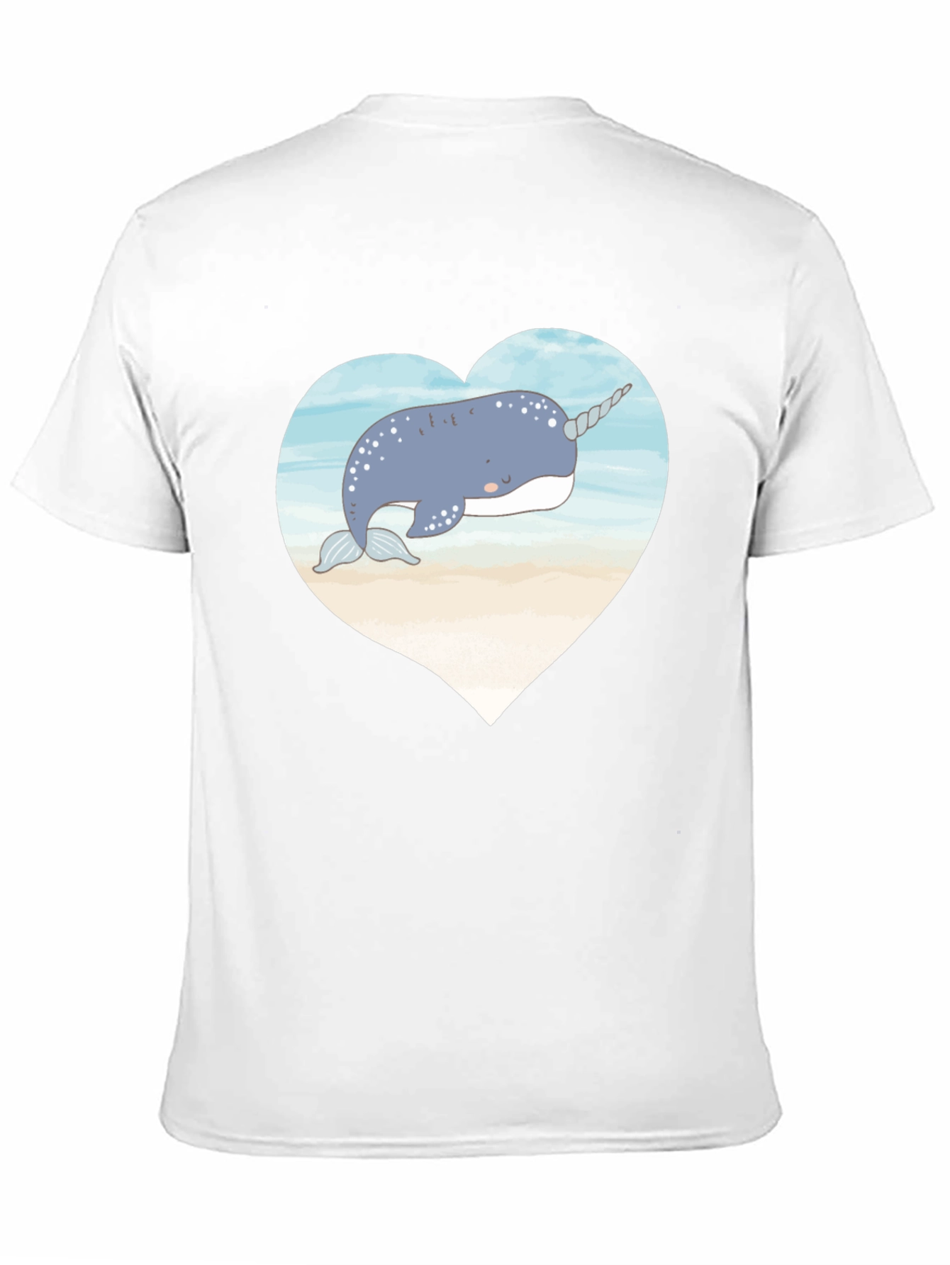 Narwhal Heart Graphic Tee