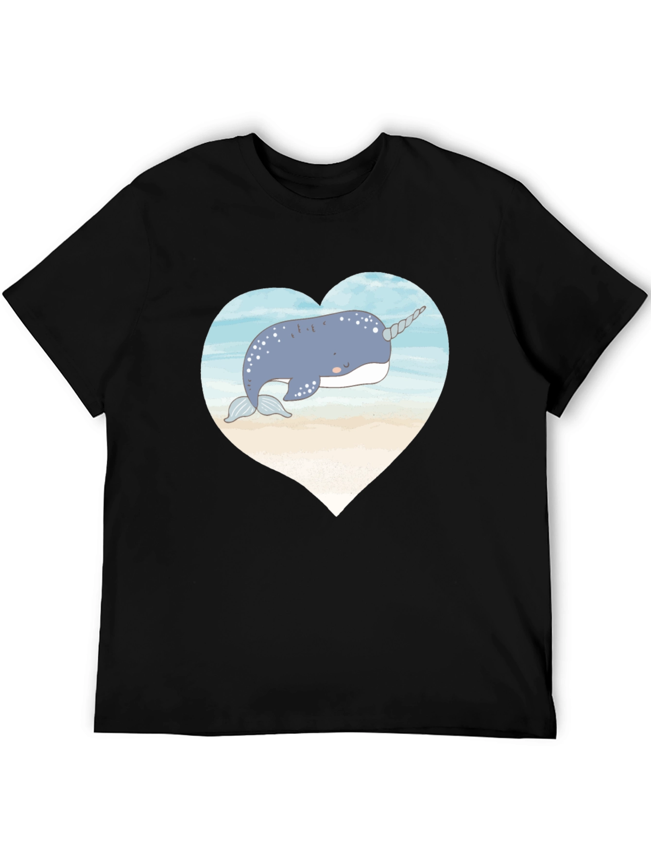 Narwhal Heart Graphic Tee