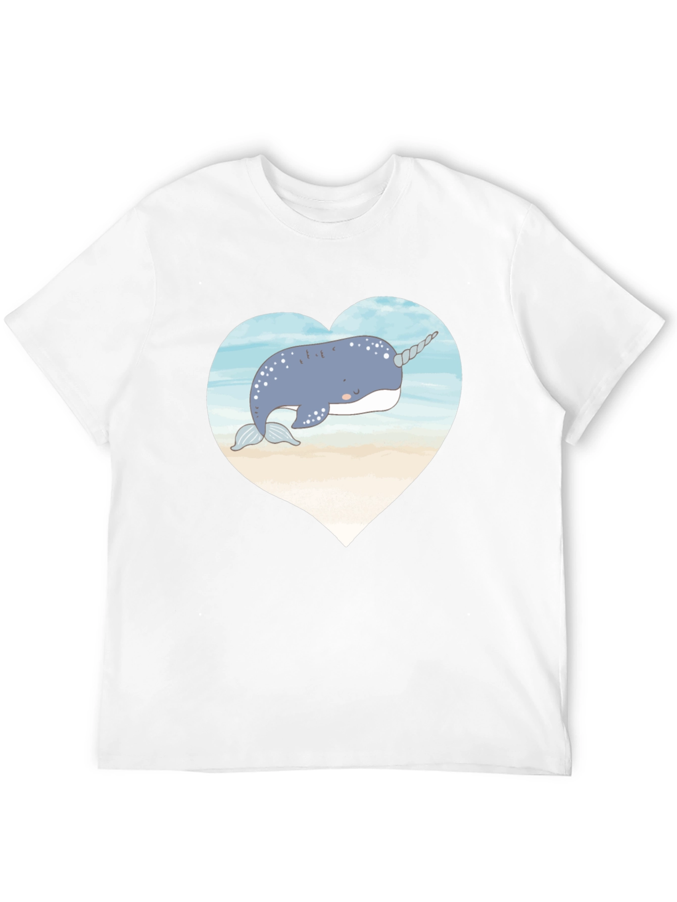 Narwhal Heart Graphic Tee