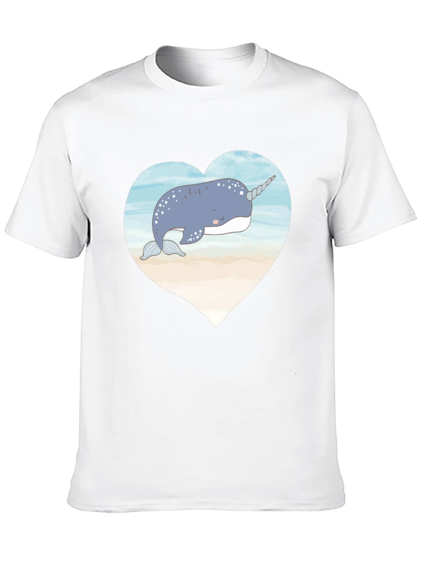 Narwhal Heart Graphic Tee