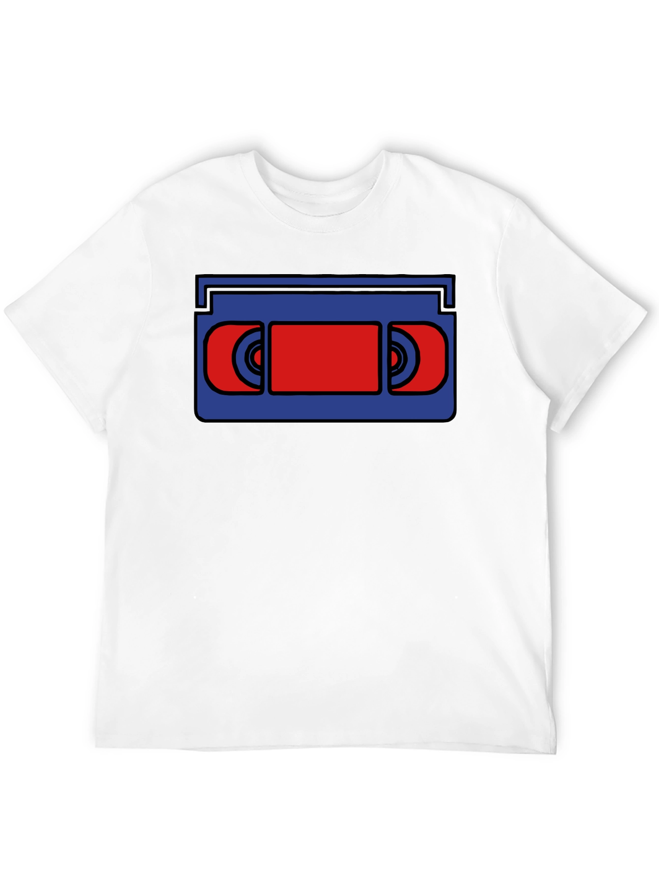 Retro VHS Tape Graphic T-Shirt - Classic Throwback Tee