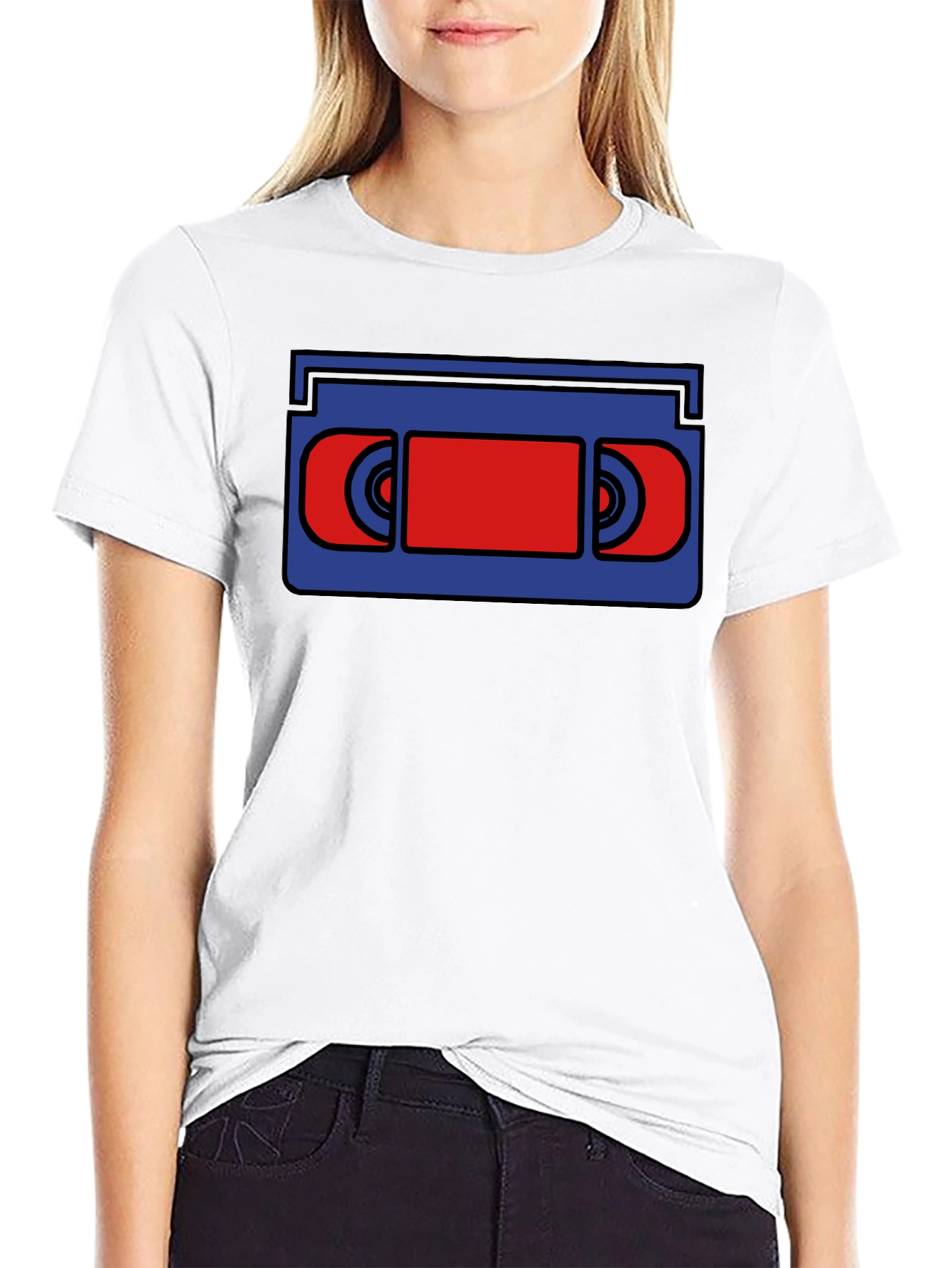 Retro VHS Tape Graphic T-Shirt - Classic Throwback Tee