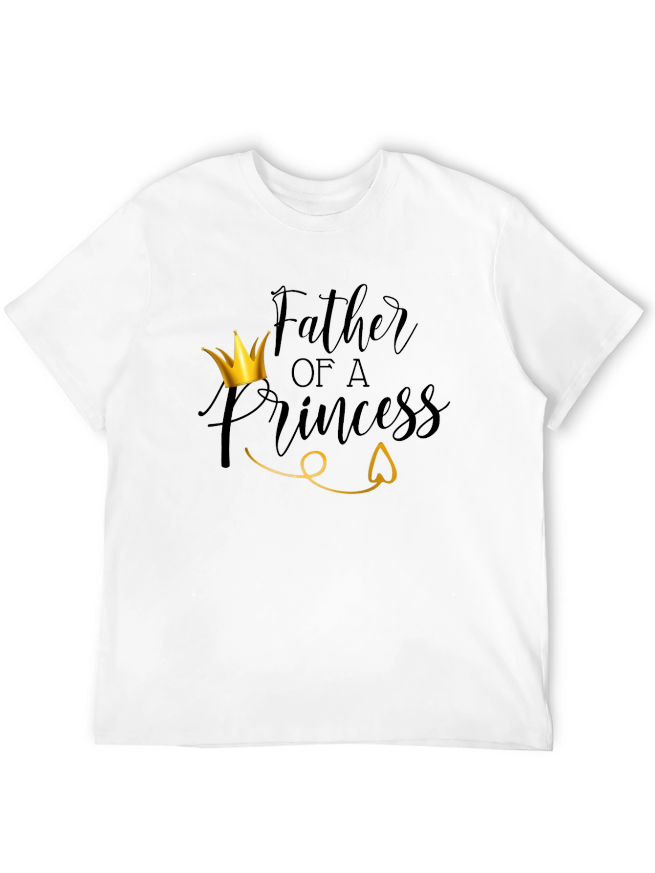 Father of a Princess T-Shirt - Black