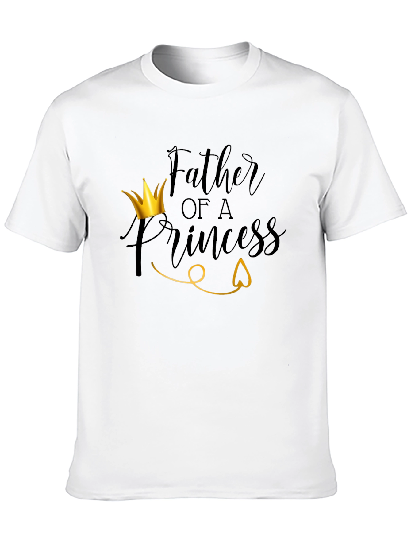 Father of a Princess T-Shirt - Black