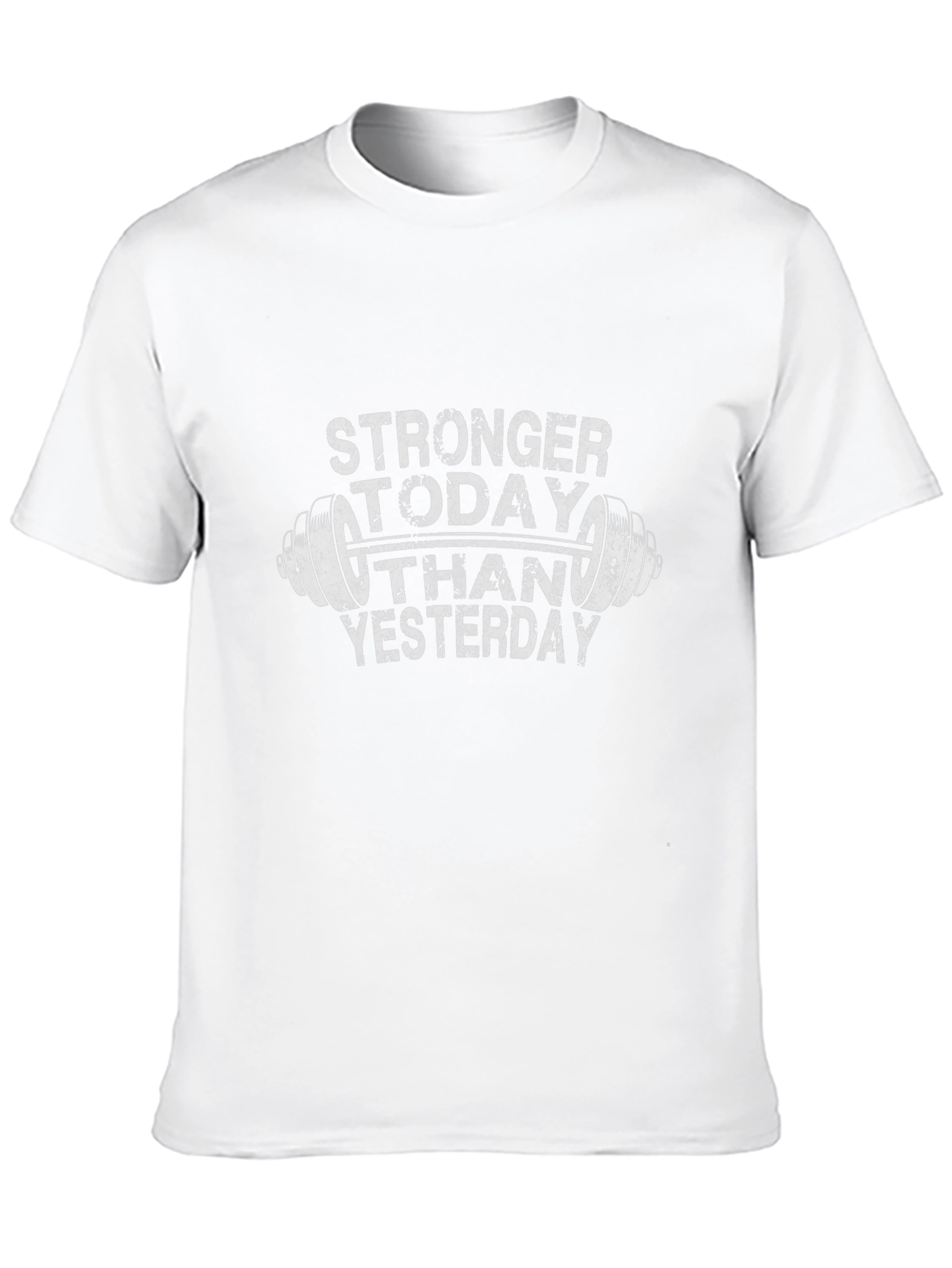 Stronger Today Than Yesterday Gym T-Shirt