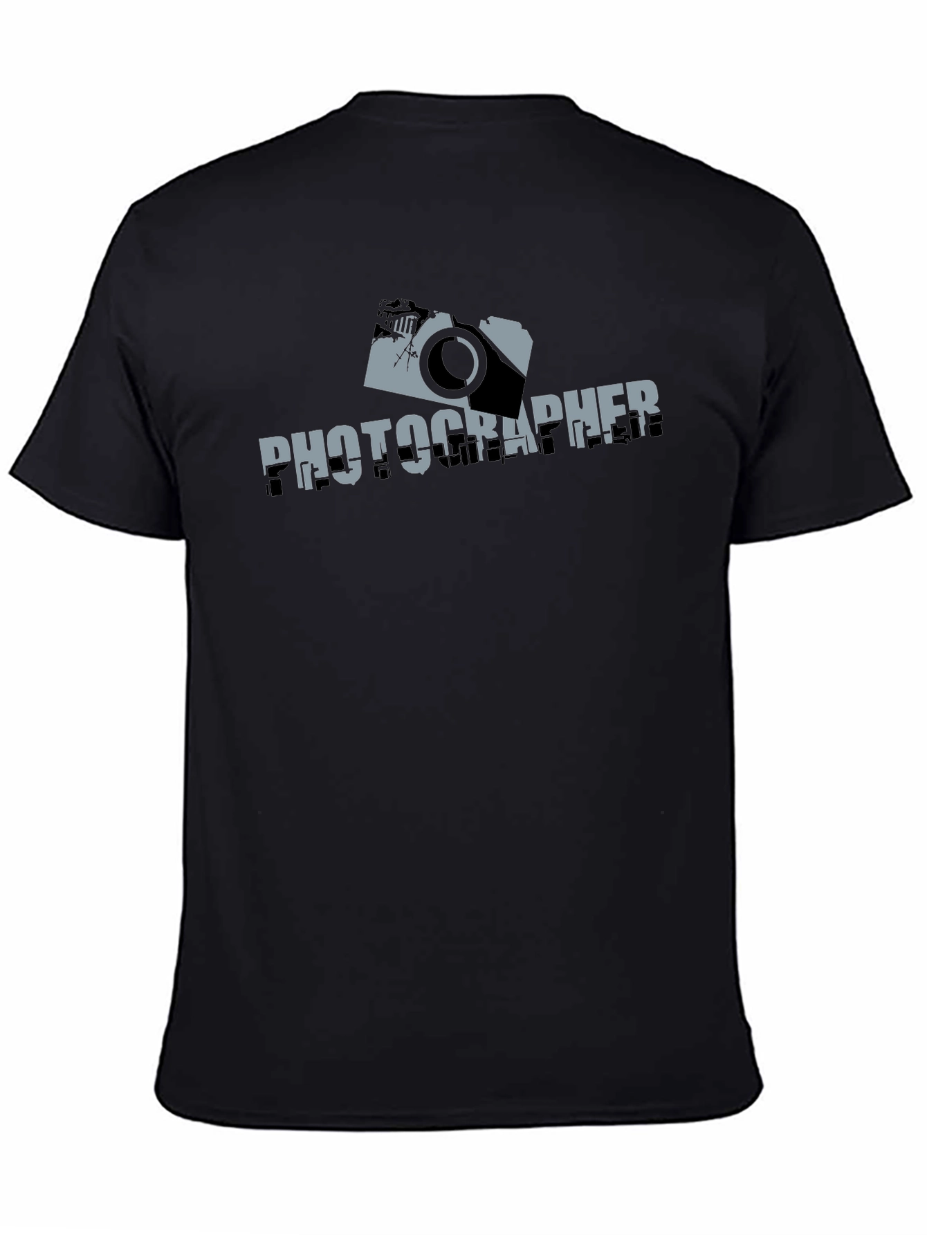 Photographer Graphic T-Shirt - Black