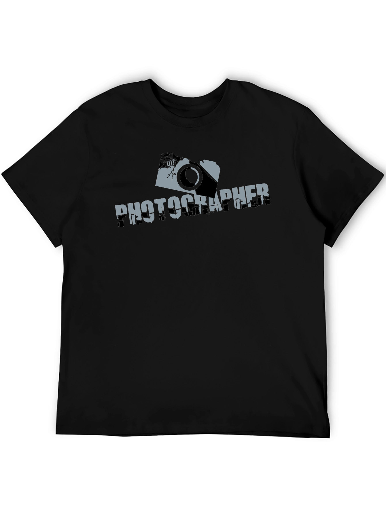 Photographer Graphic T-Shirt - Black