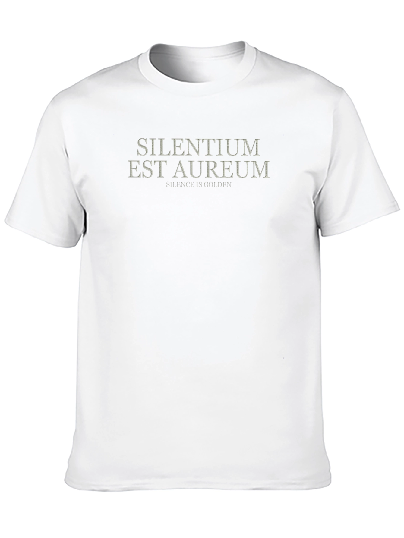 Silentium Est Aureum T-Shirt - Silence is Golden