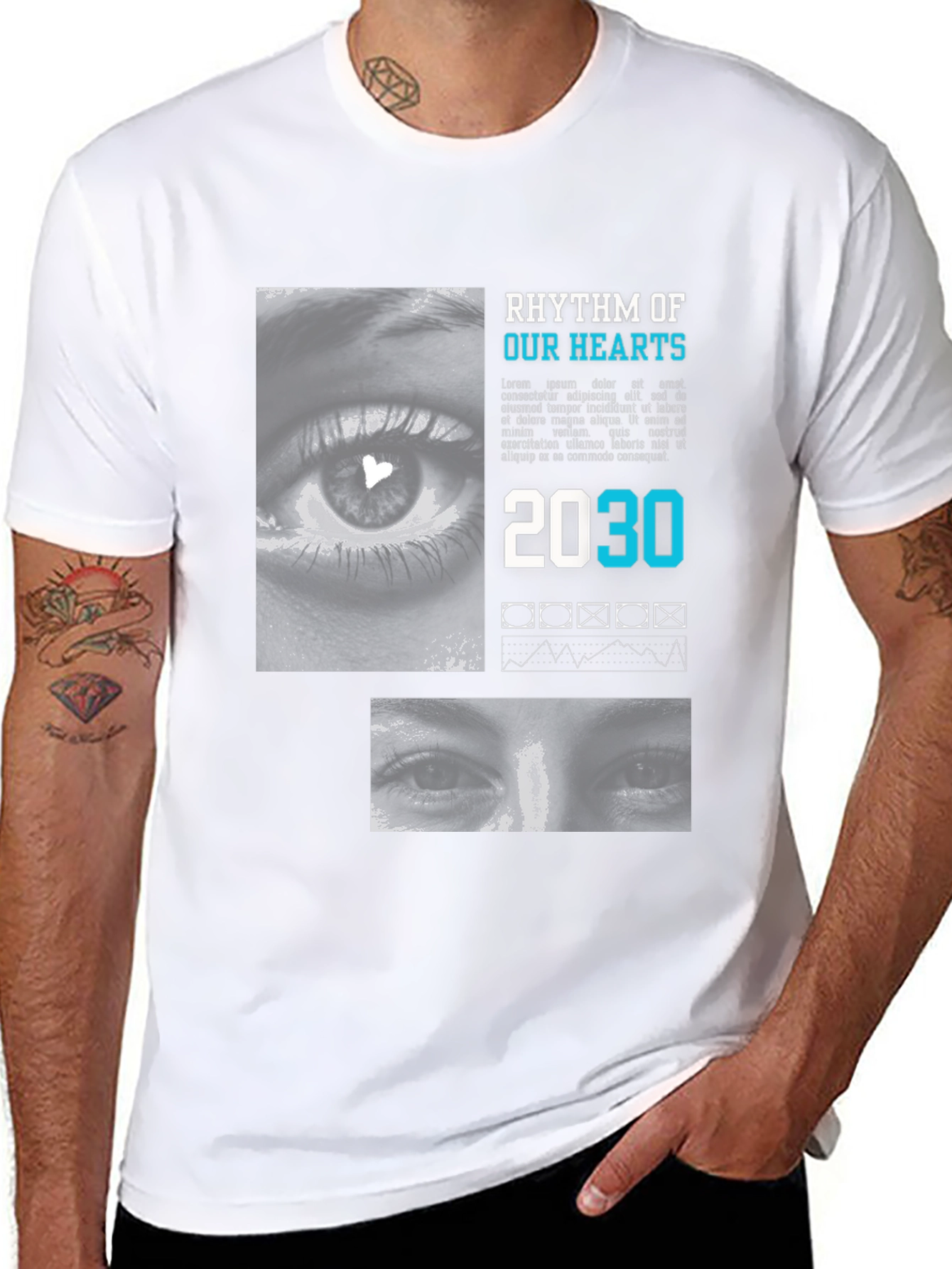 Rhythm of Our Hearts 2030 Graphic Tee