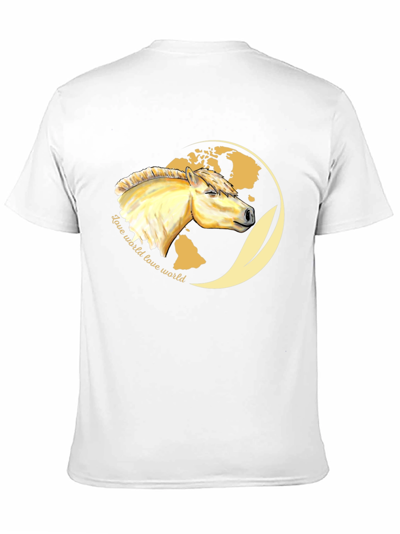 Love World Horse Graphic T-Shirt