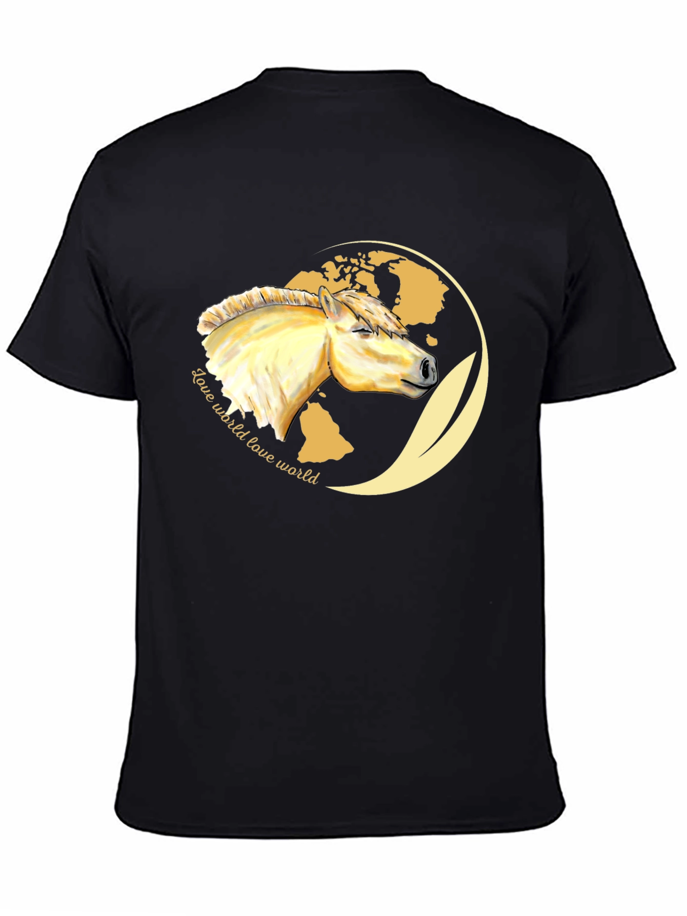 Love World Horse Graphic T-Shirt