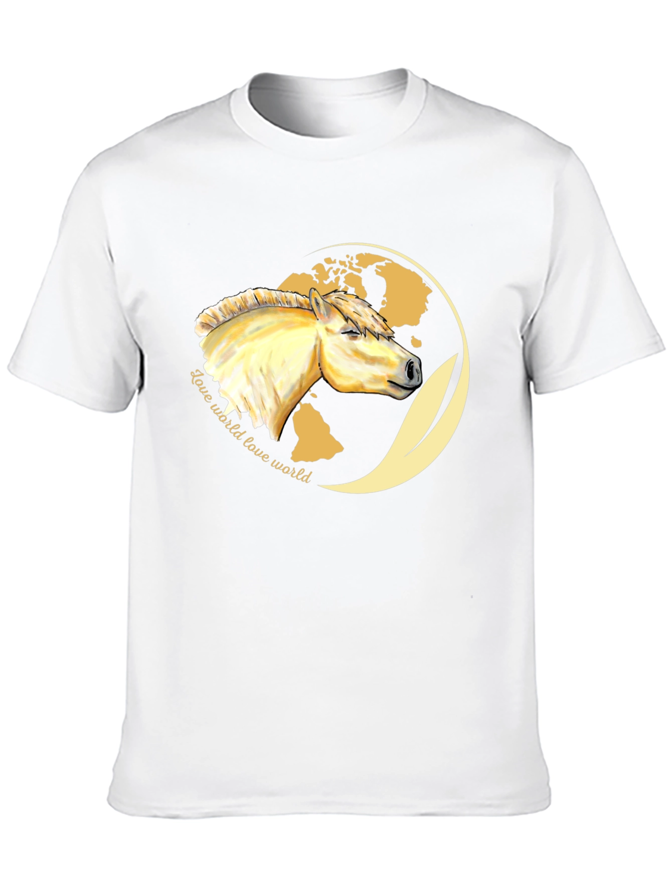 Love World Horse Graphic T-Shirt