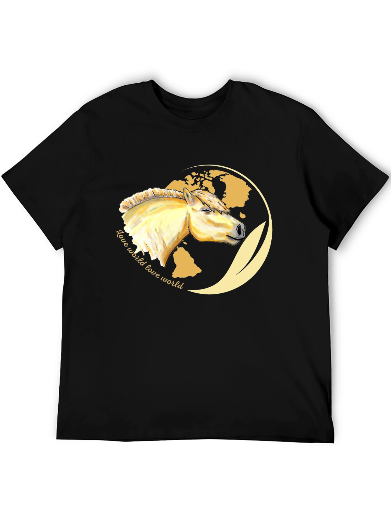 Love World Horse Graphic T-Shirt