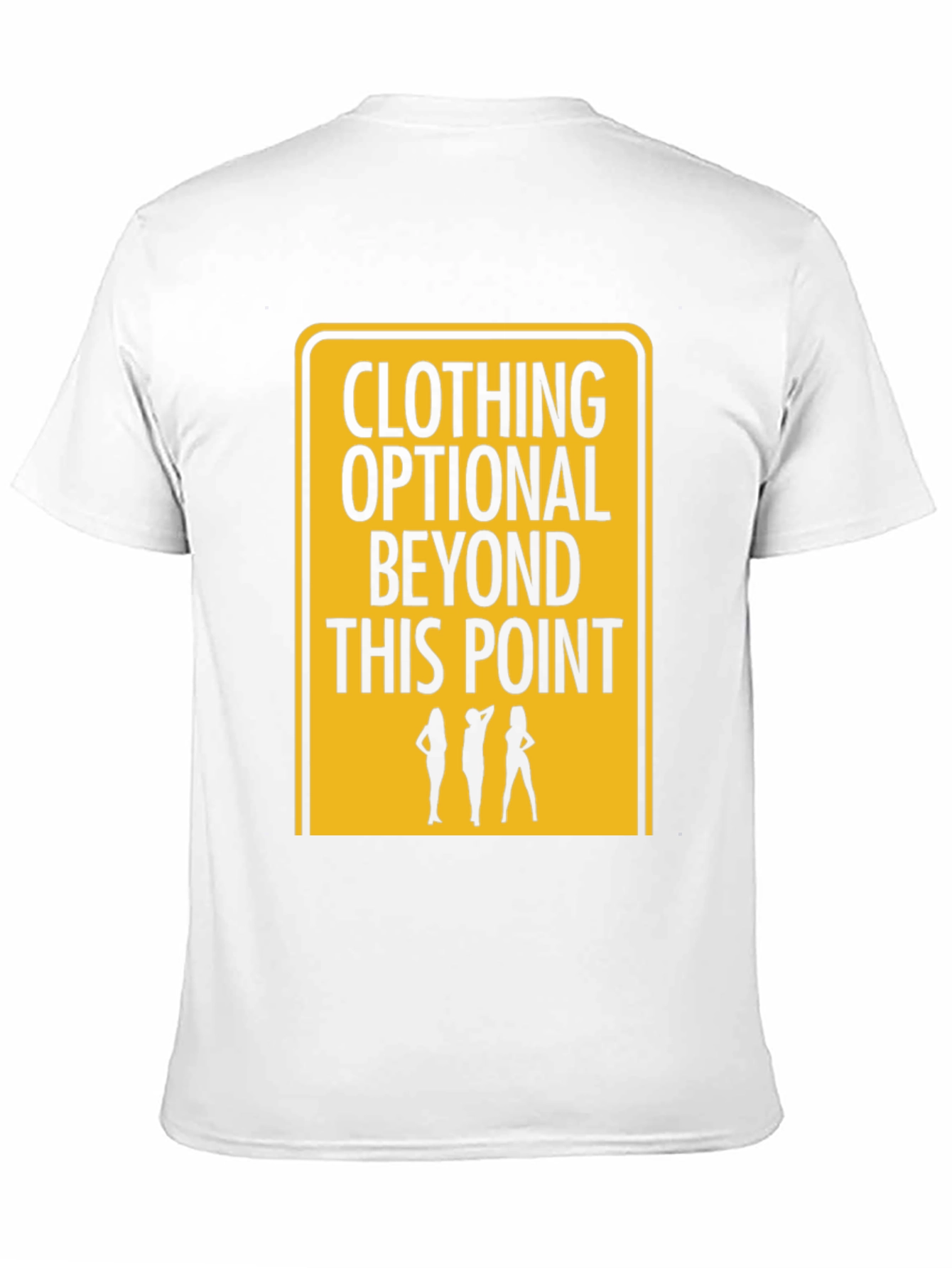 Clothing Optional T-Shirt - Funny Graphic Tee
