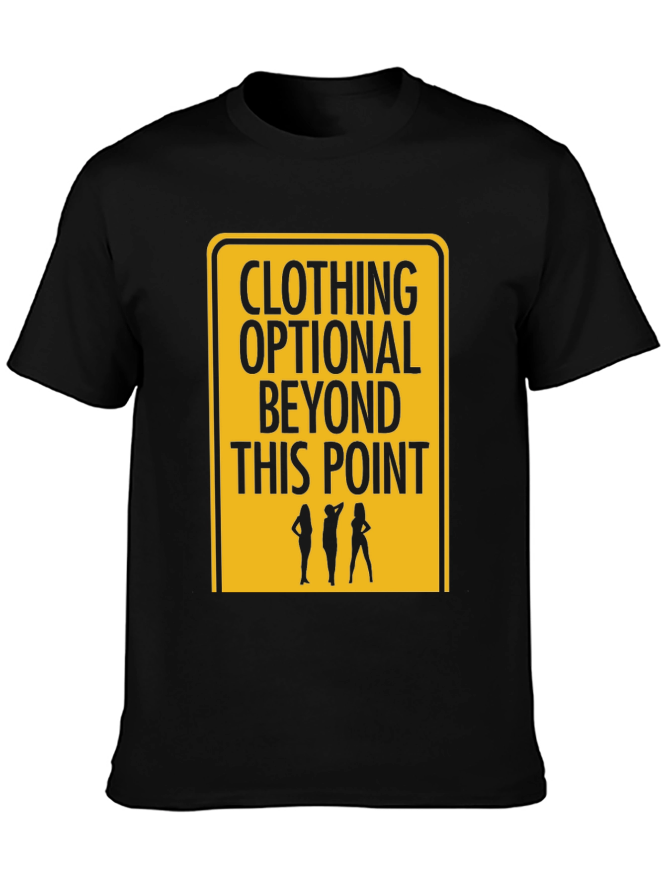 Clothing Optional T-Shirt - Funny Graphic Tee