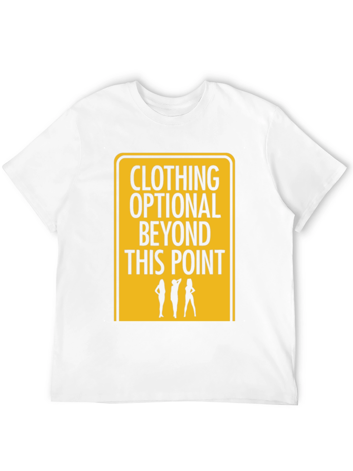 Clothing Optional T-Shirt - Funny Graphic Tee