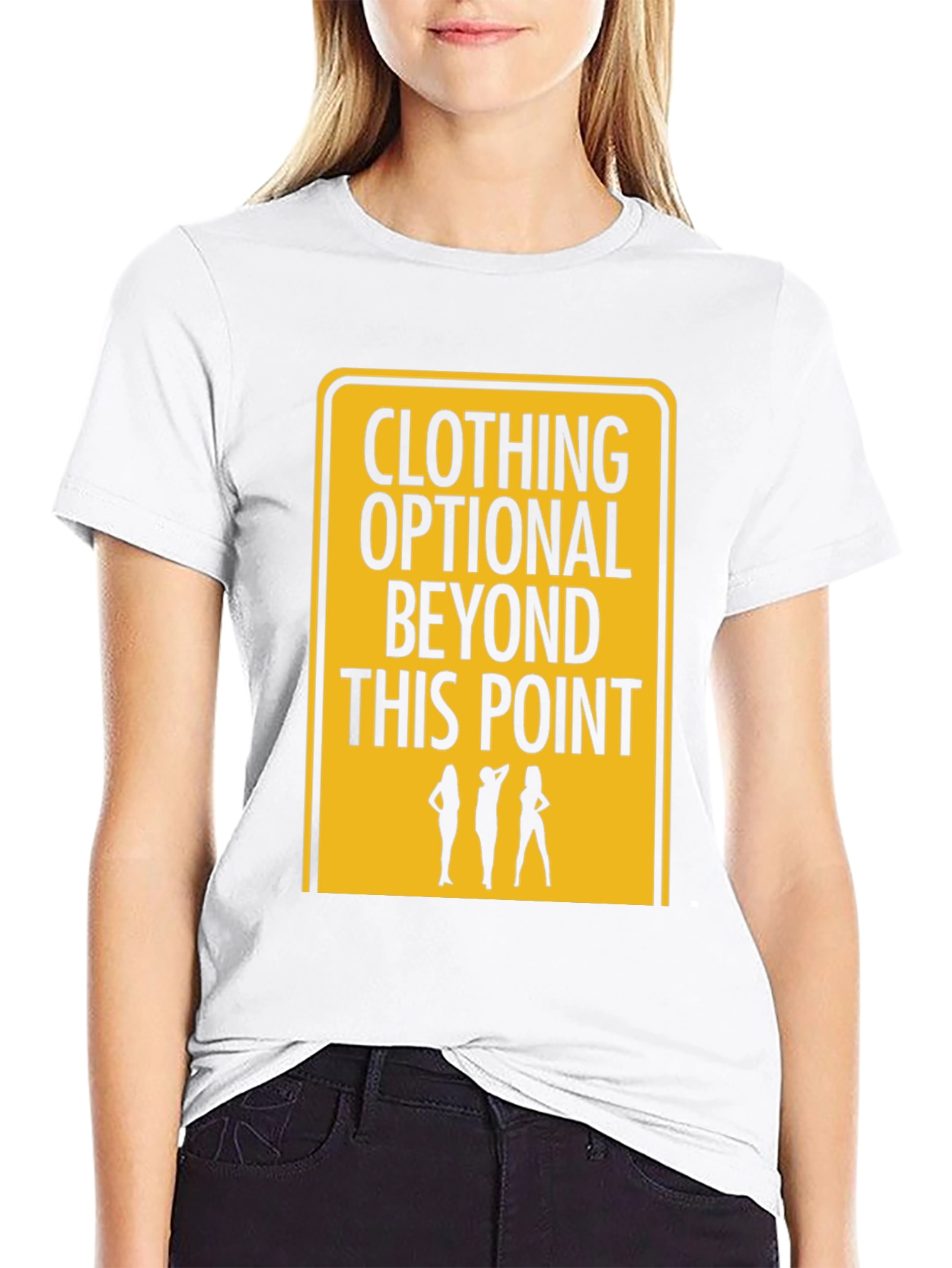Clothing Optional T-Shirt - Funny Graphic Tee