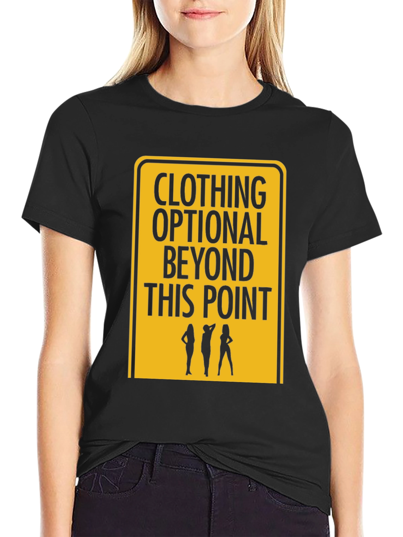 Clothing Optional T-Shirt - Funny Graphic Tee