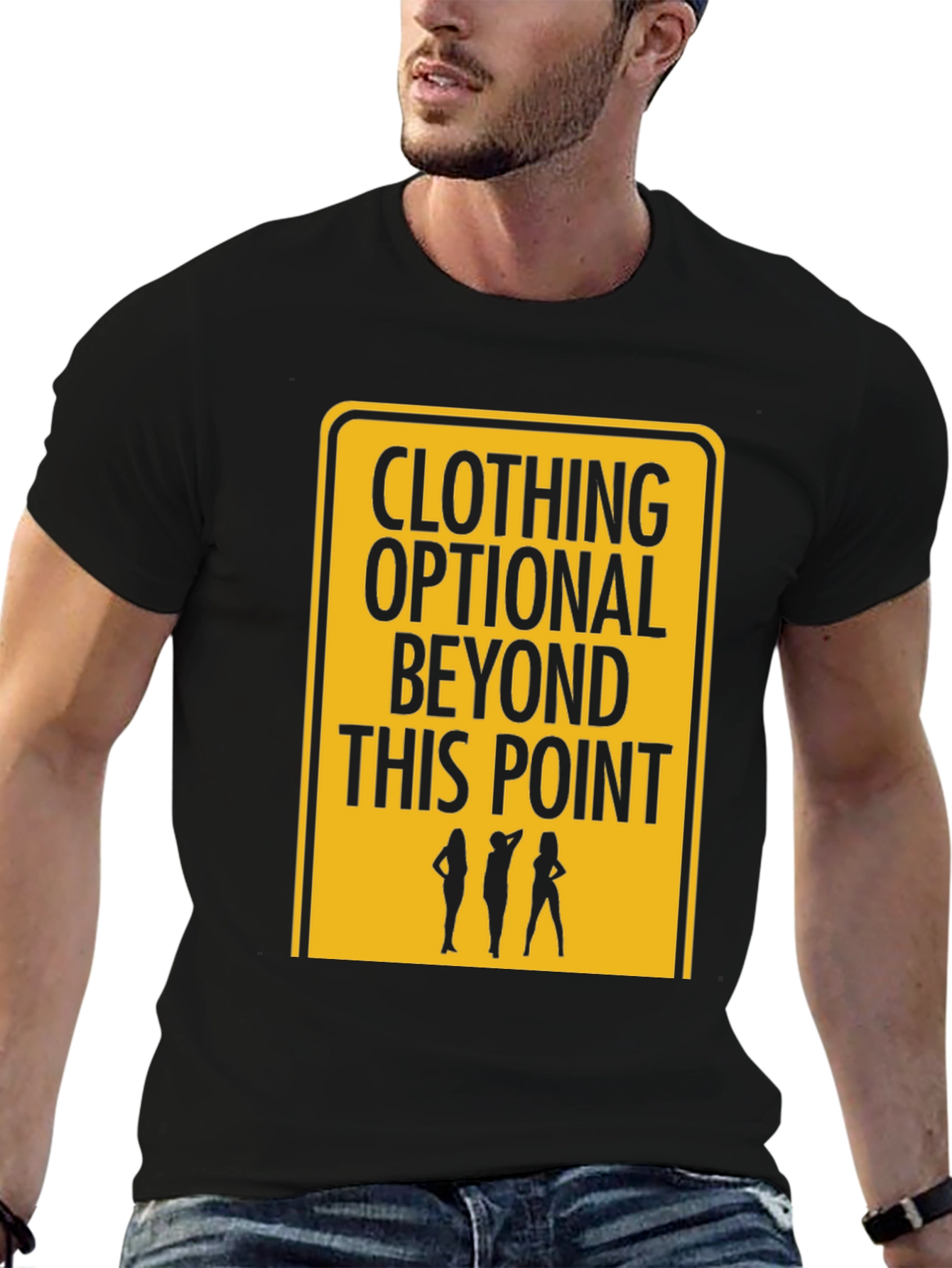 Clothing Optional T-Shirt - Funny Graphic Tee