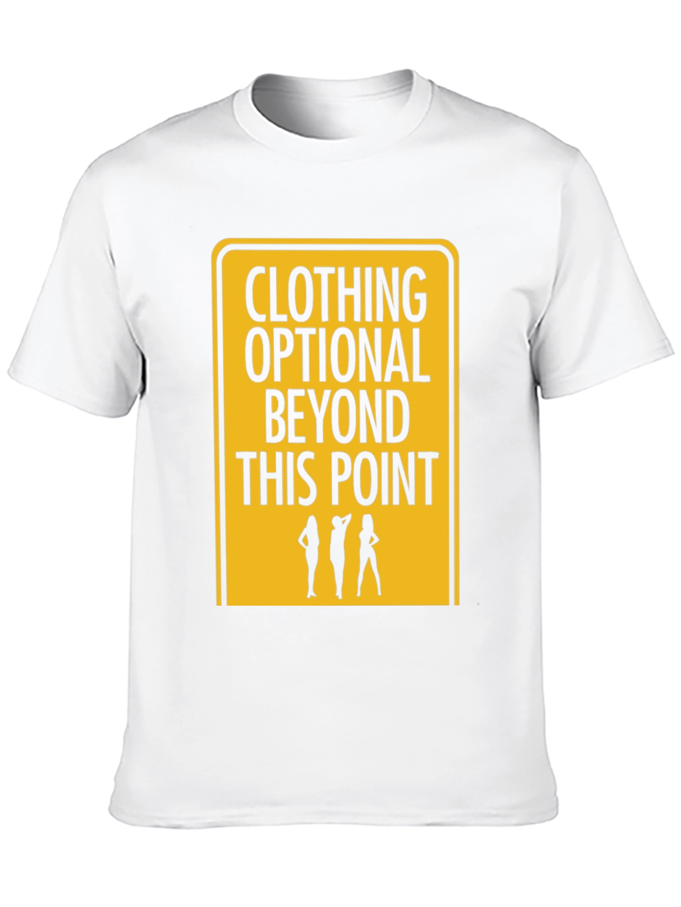 Clothing Optional T-Shirt - Funny Graphic Tee
