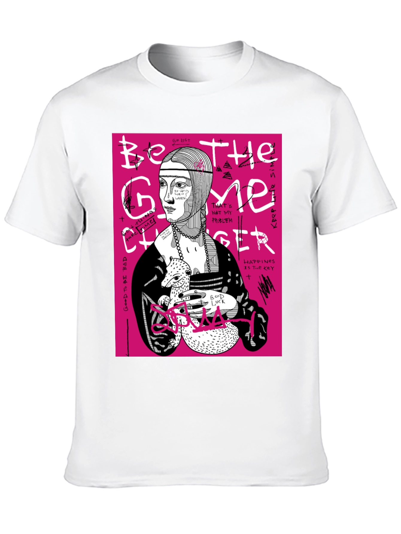 Be The Game Changer Graphic Tee - Black
