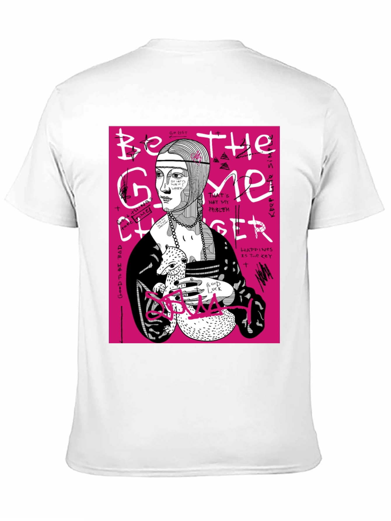 Be The Game Changer Graphic Tee - Black