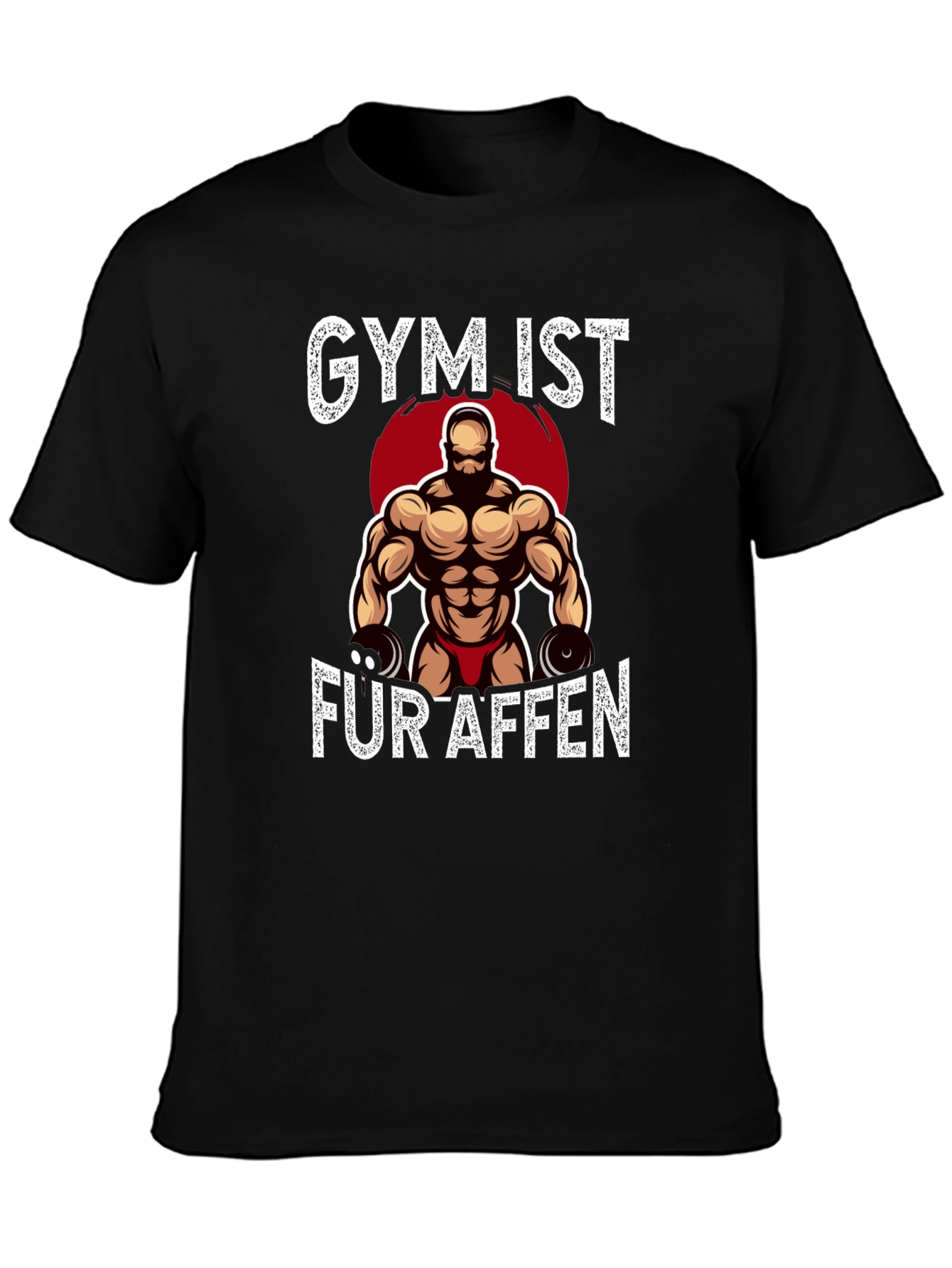 Gym Ist Fur Affen Graphic T-Shirt