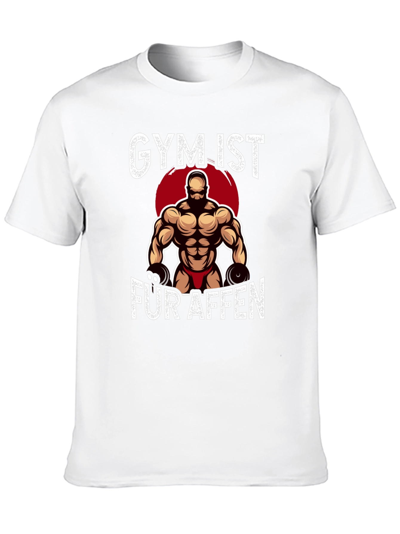 Gym Ist Fur Affen Graphic T-Shirt