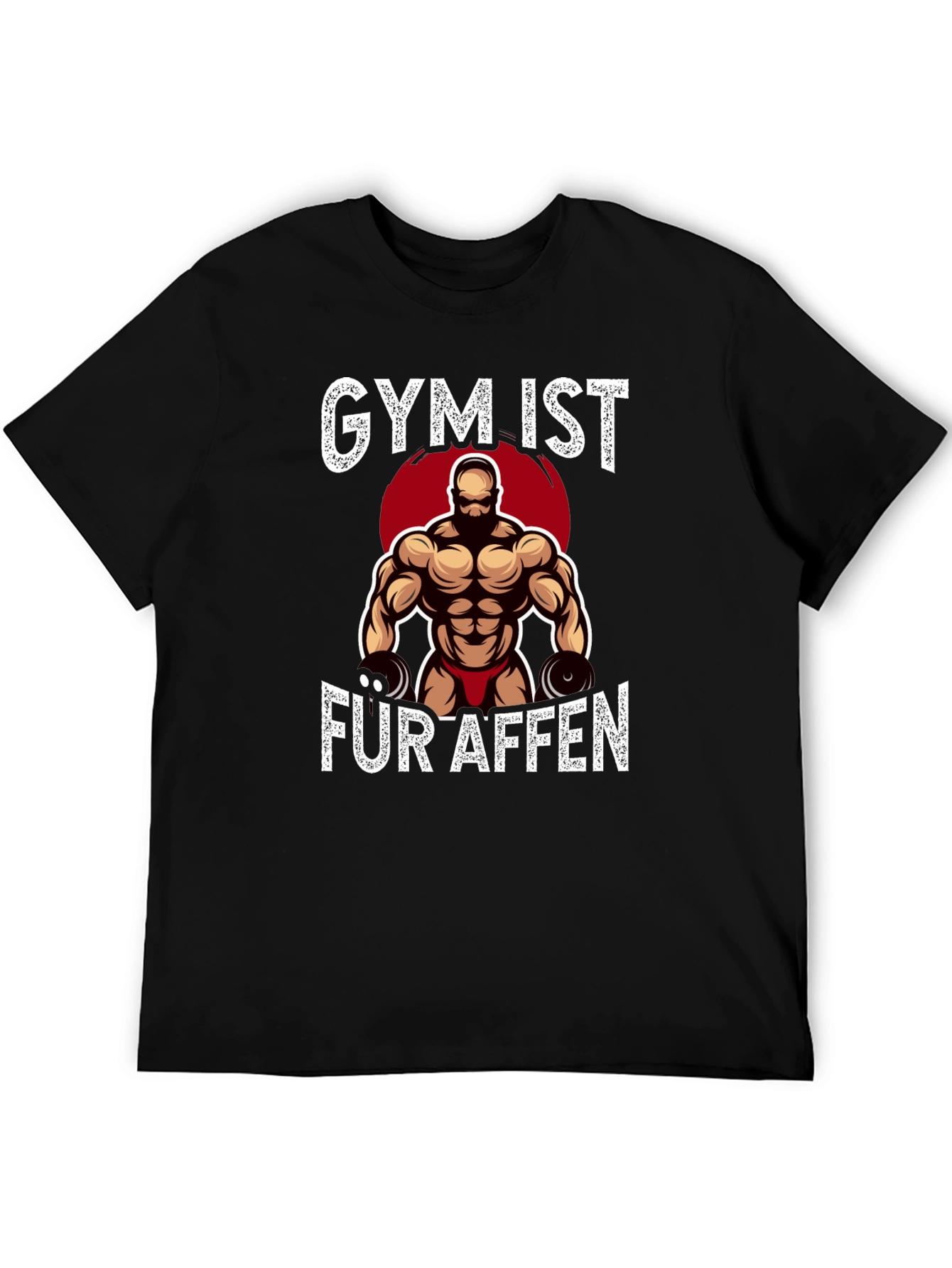 Gym Ist Fur Affen Graphic T-Shirt