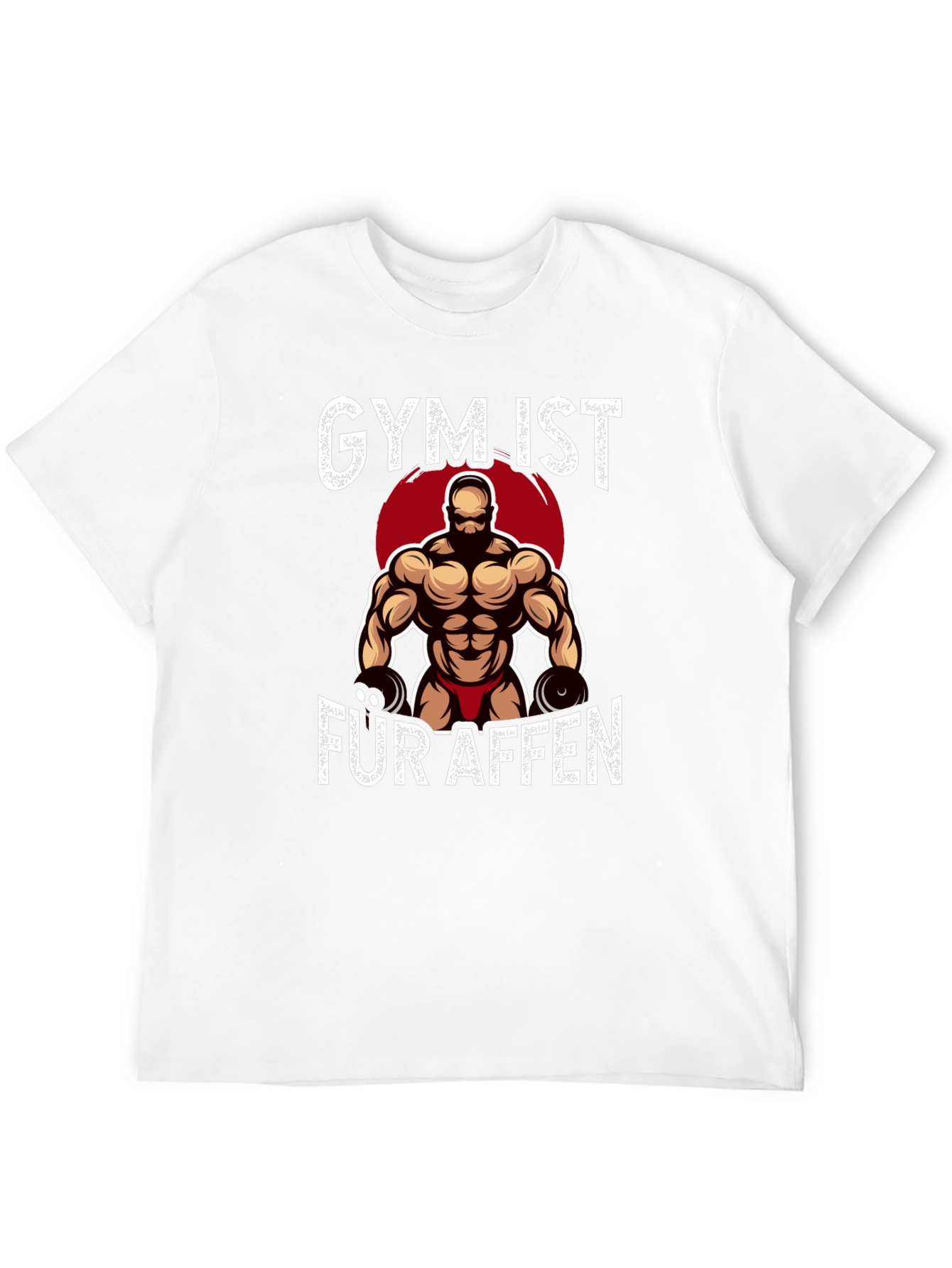 Gym Ist Fur Affen Graphic T-Shirt