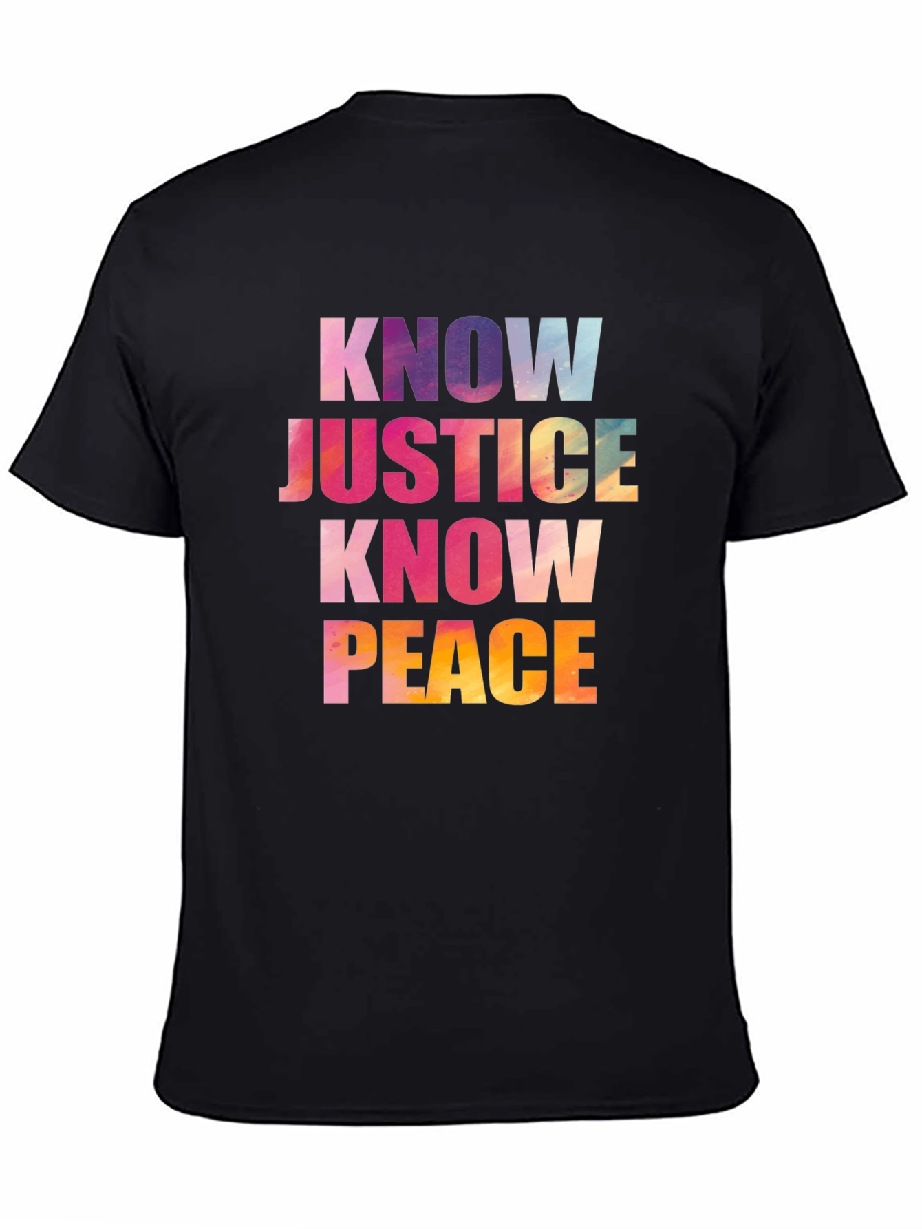 Know Justice Know Peace Graphic T-Shirt