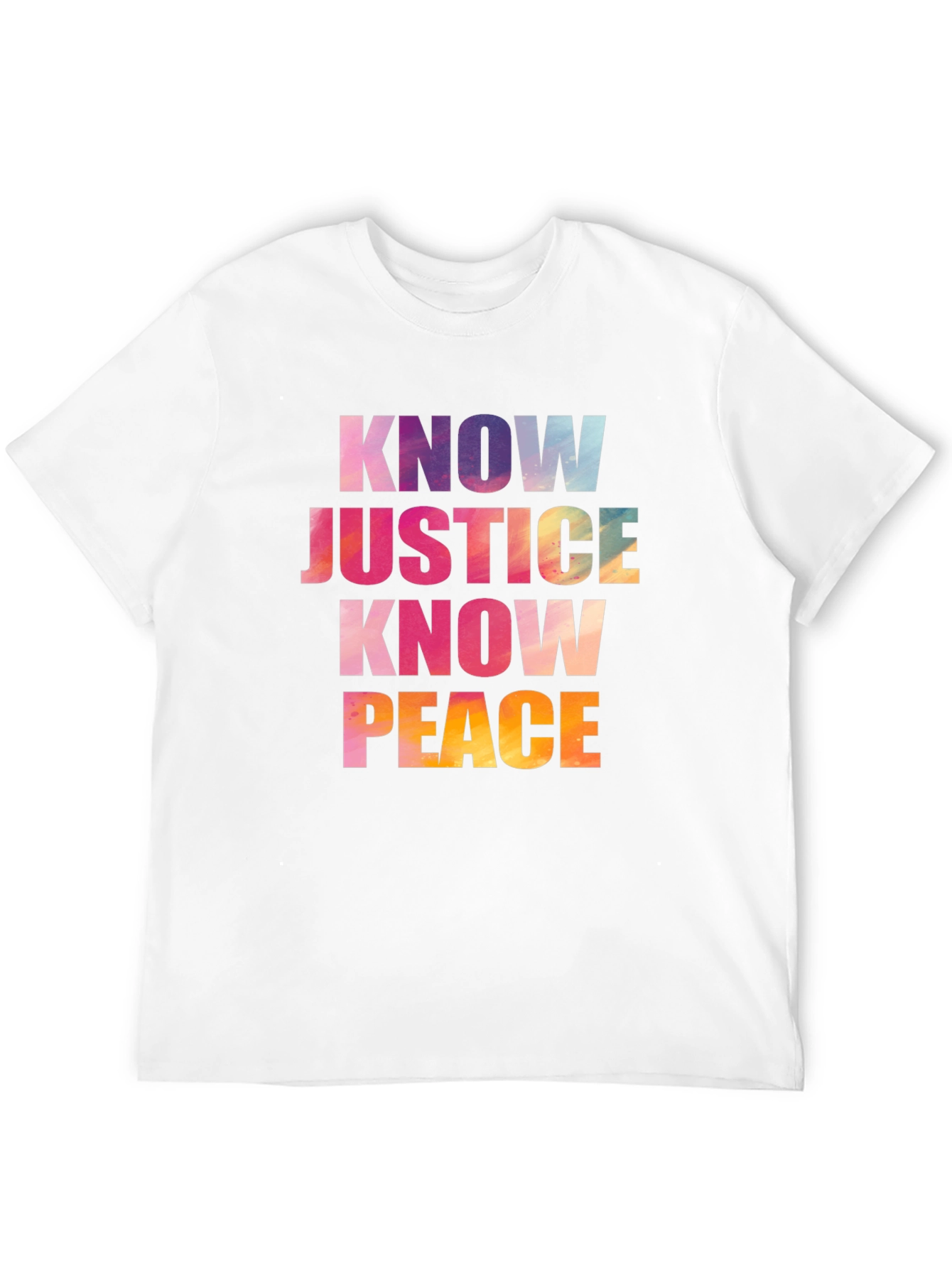 Know Justice Know Peace Graphic T-Shirt