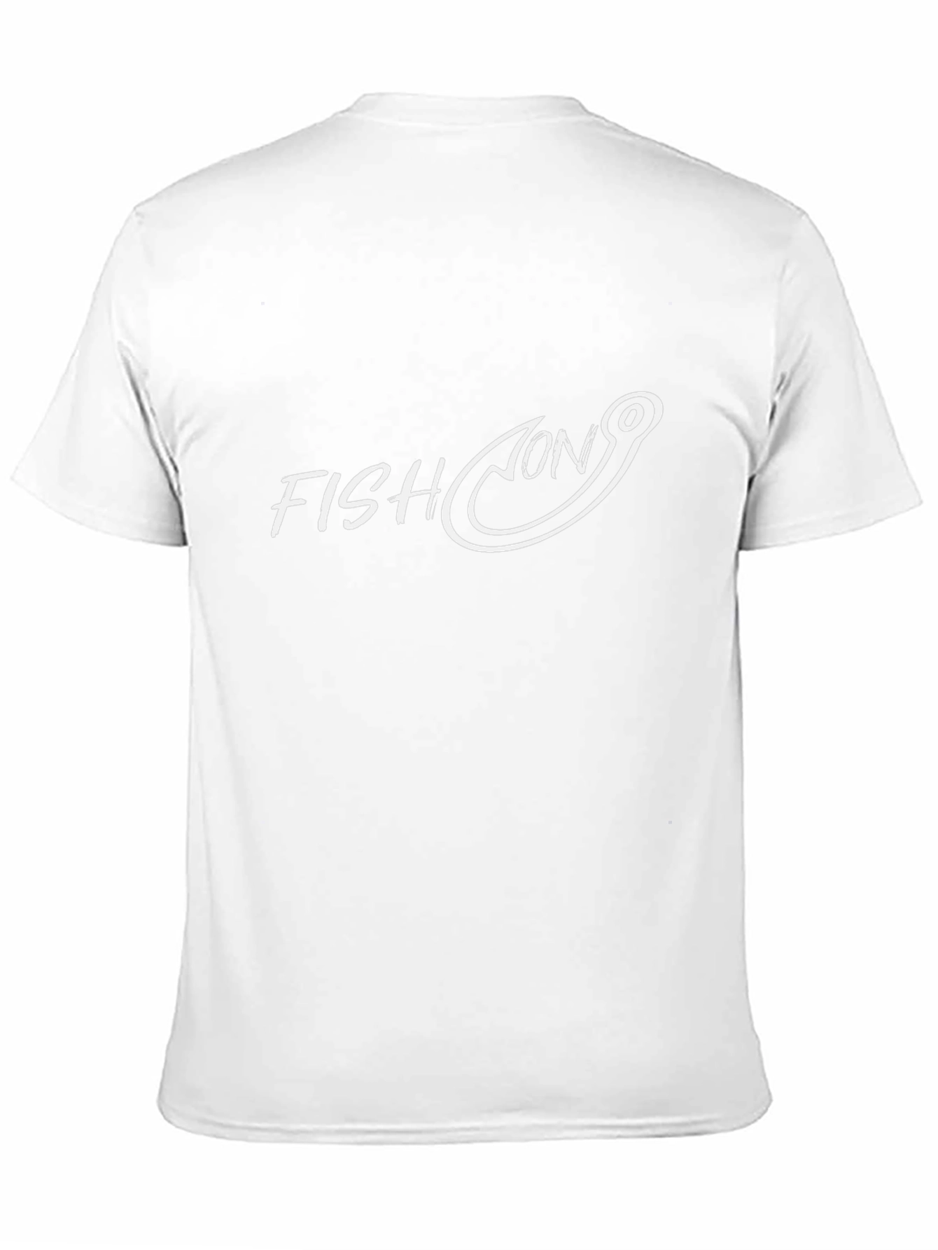 Fish On Graphic Tee - Black Cotton T-Shirt