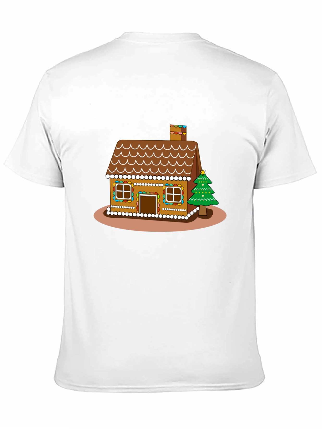 Gingerbread House Christmas Holiday Graphic Tee