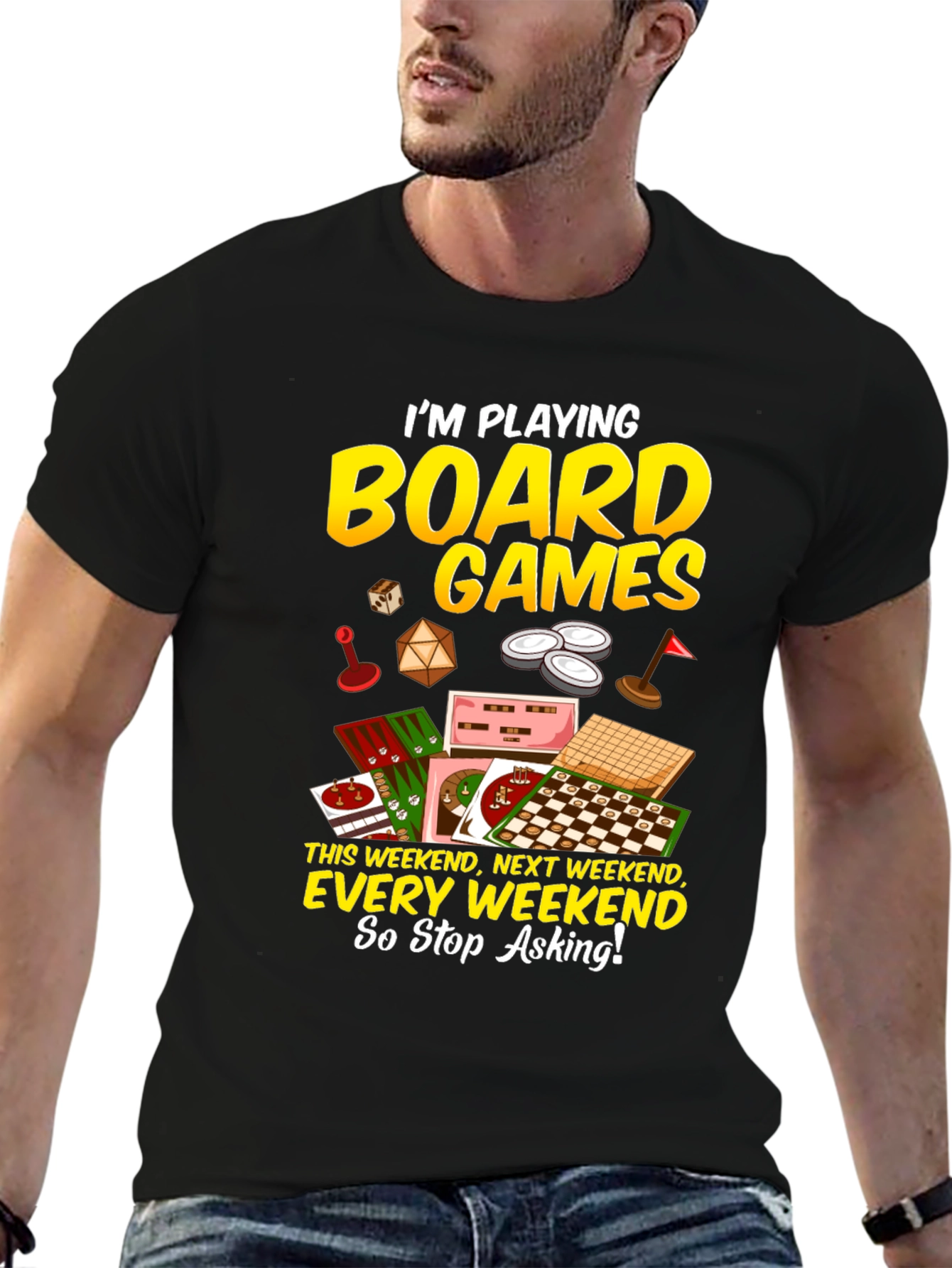 Board Games T-Shirt: Weekend Hobby Apparel