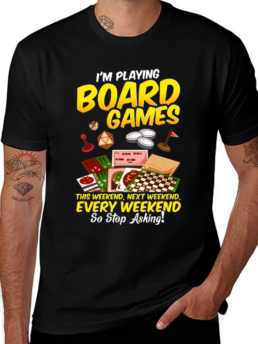 Board Games T-Shirt: Weekend Hobby Apparel