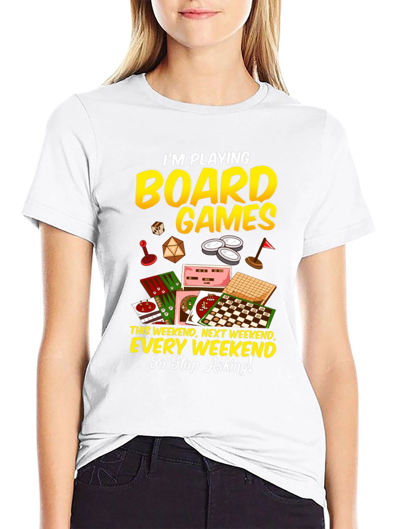 Board Games T-Shirt: Weekend Hobby Apparel