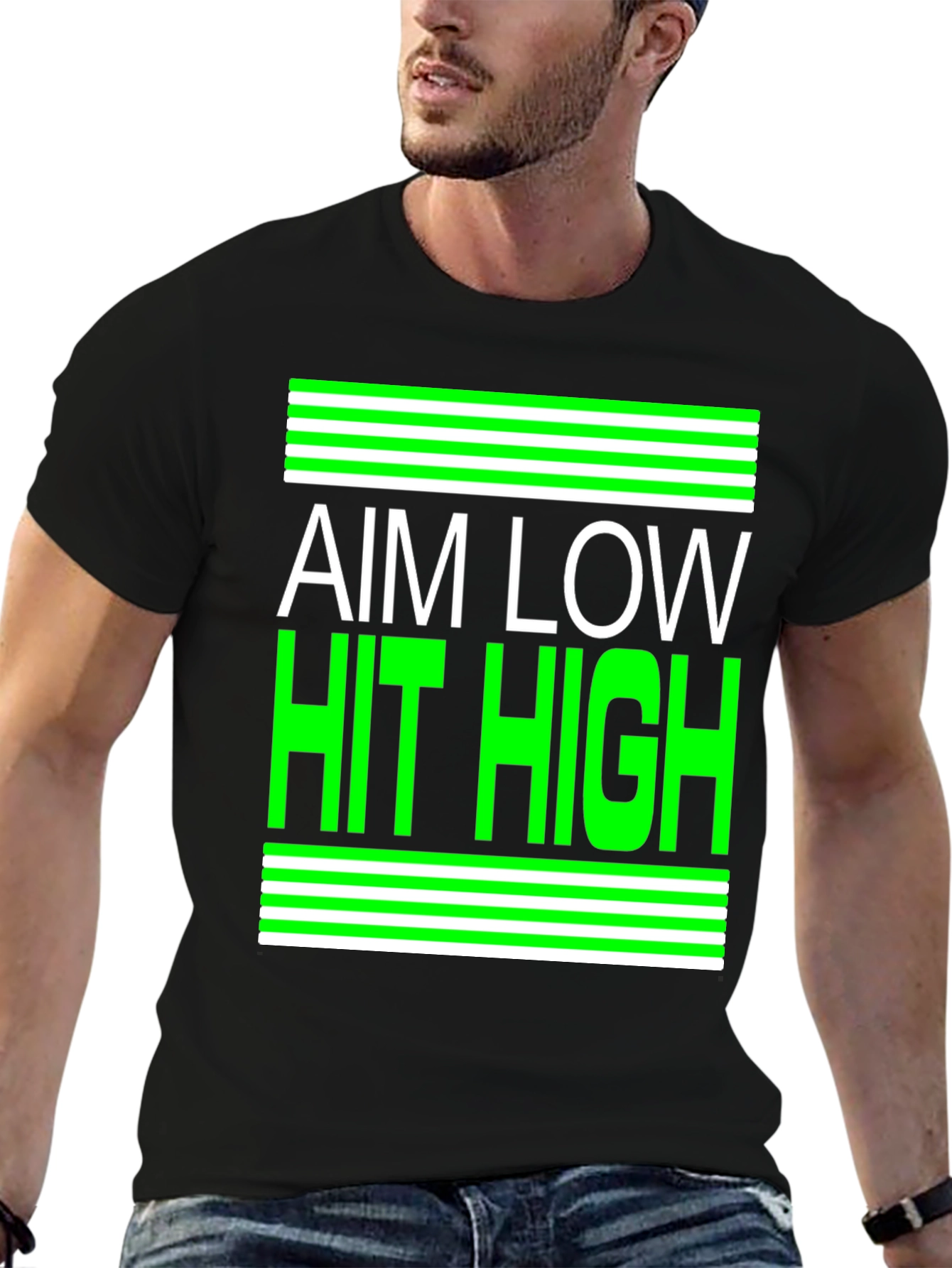 Aim Low Hit High Graphic Tee