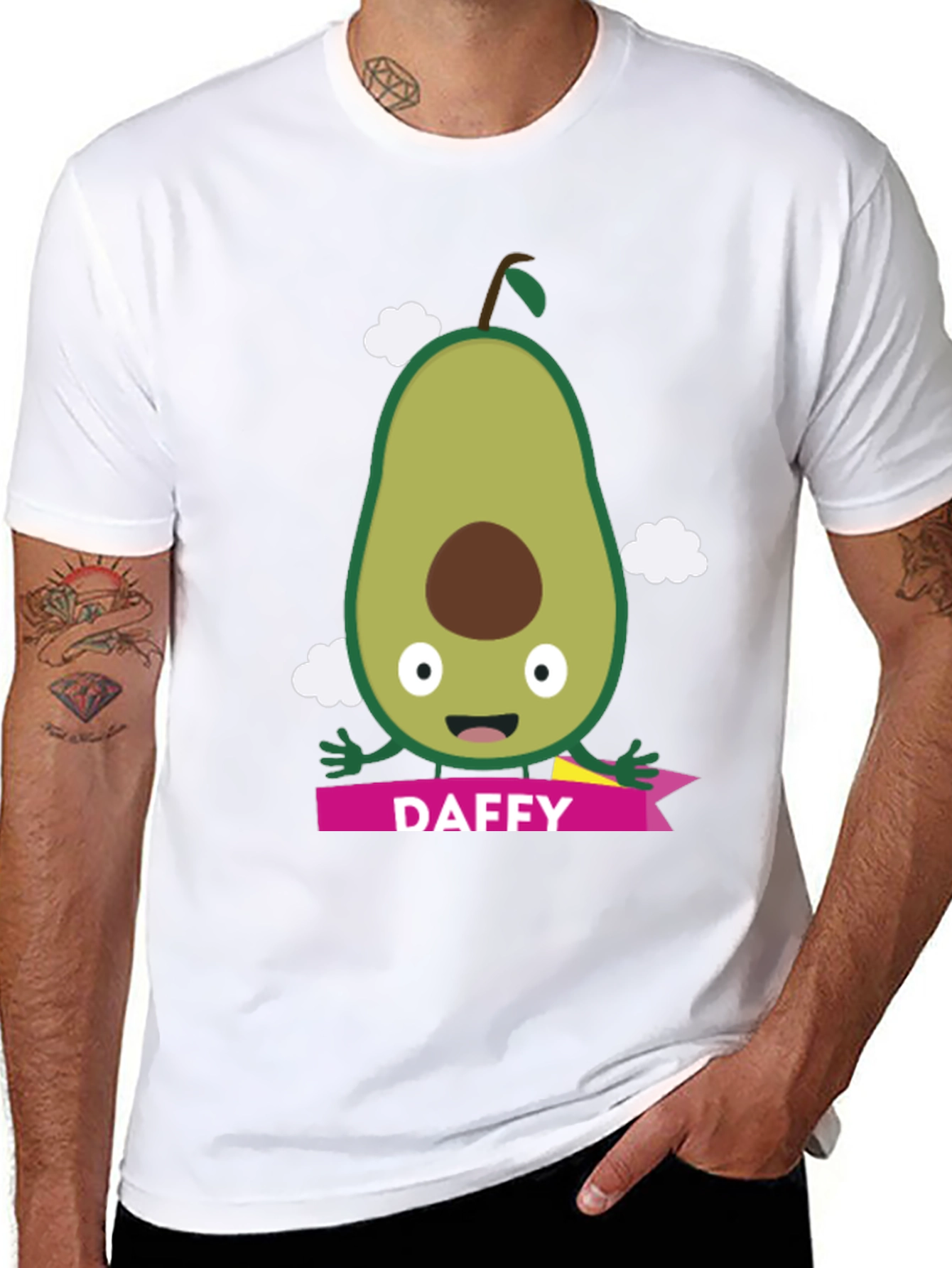 Funny Avocado DAFFY Graphic Tee