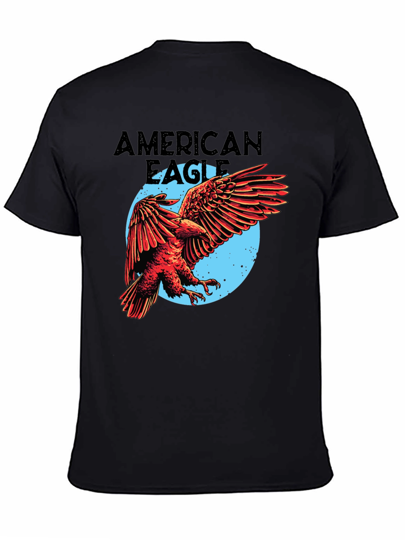 American Eagle Graphic Tee - Black