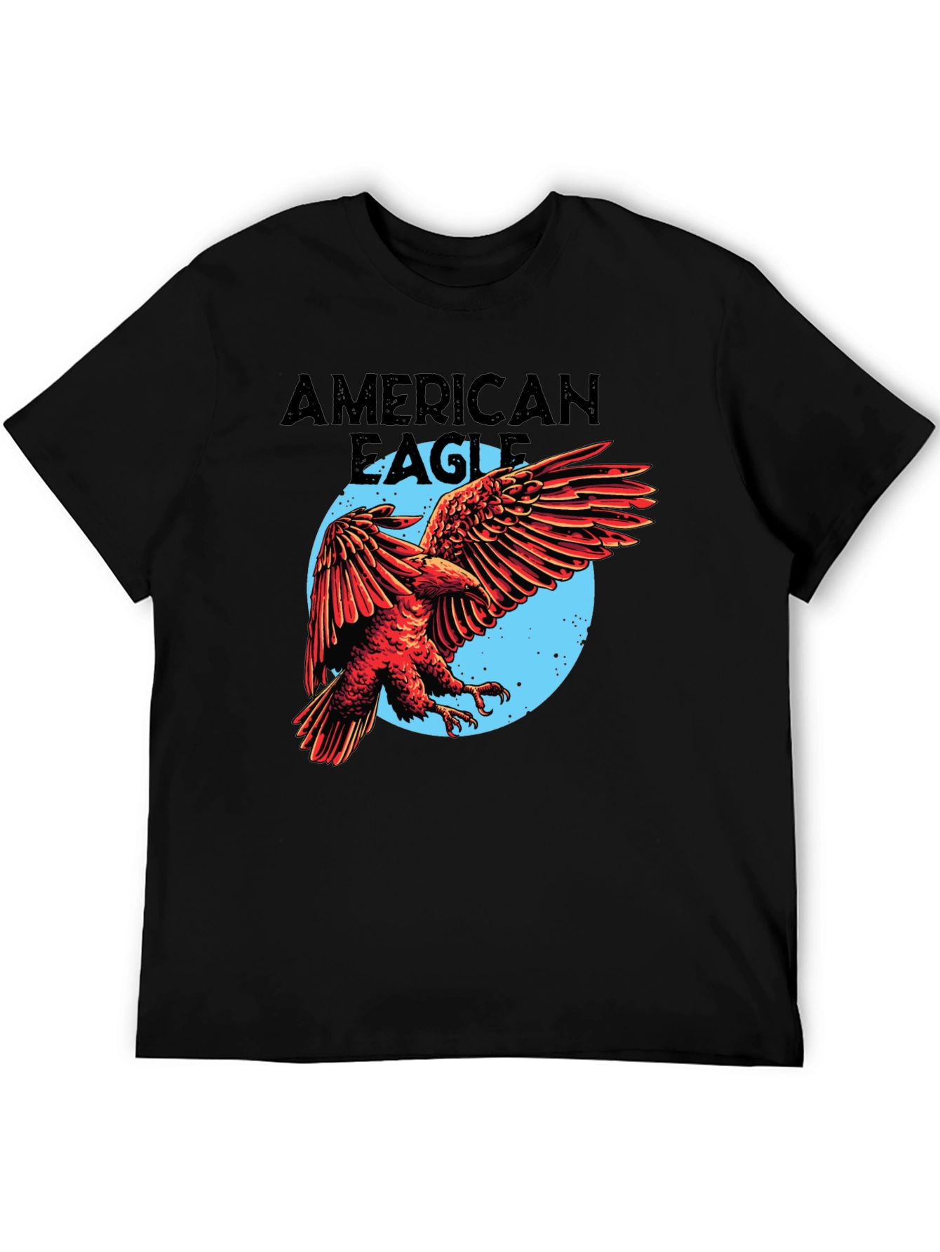 American Eagle Graphic Tee - Black